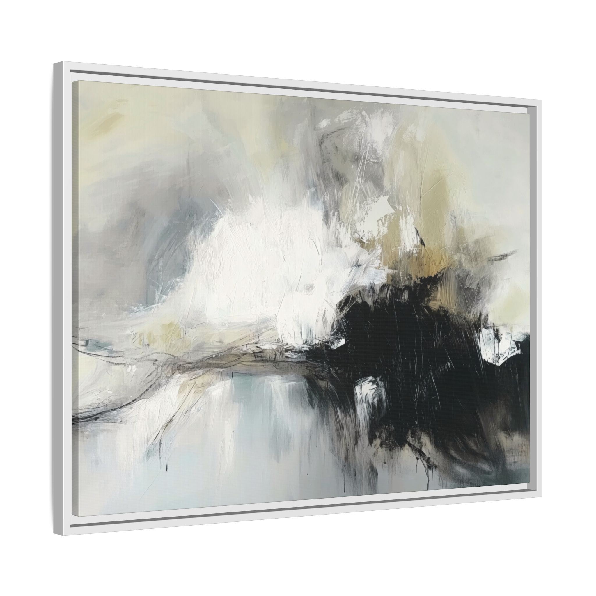 Black Cat White Kitten Four - Custom Frame - Image 26