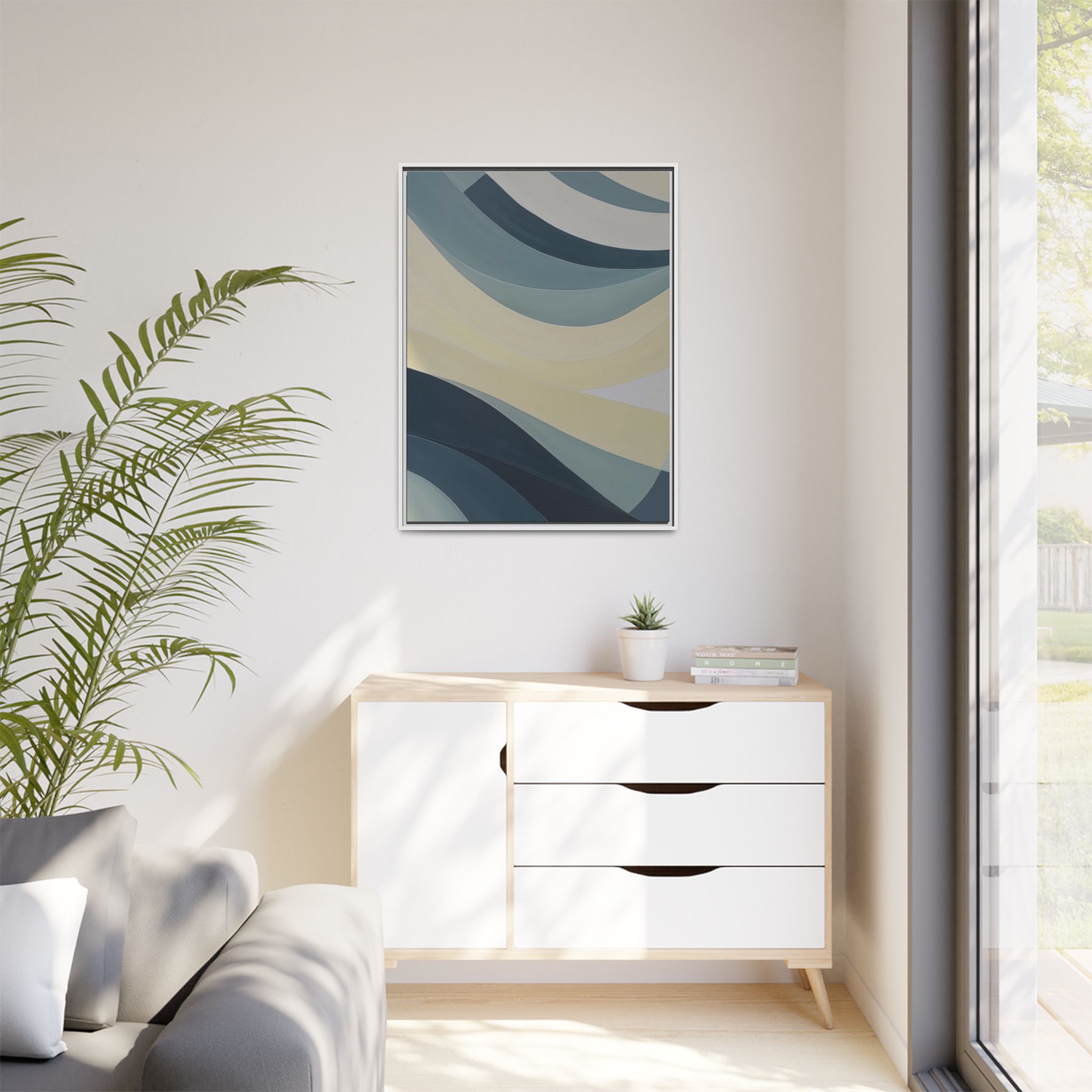 Blue Flows V1 - Custom Frame - Image 17