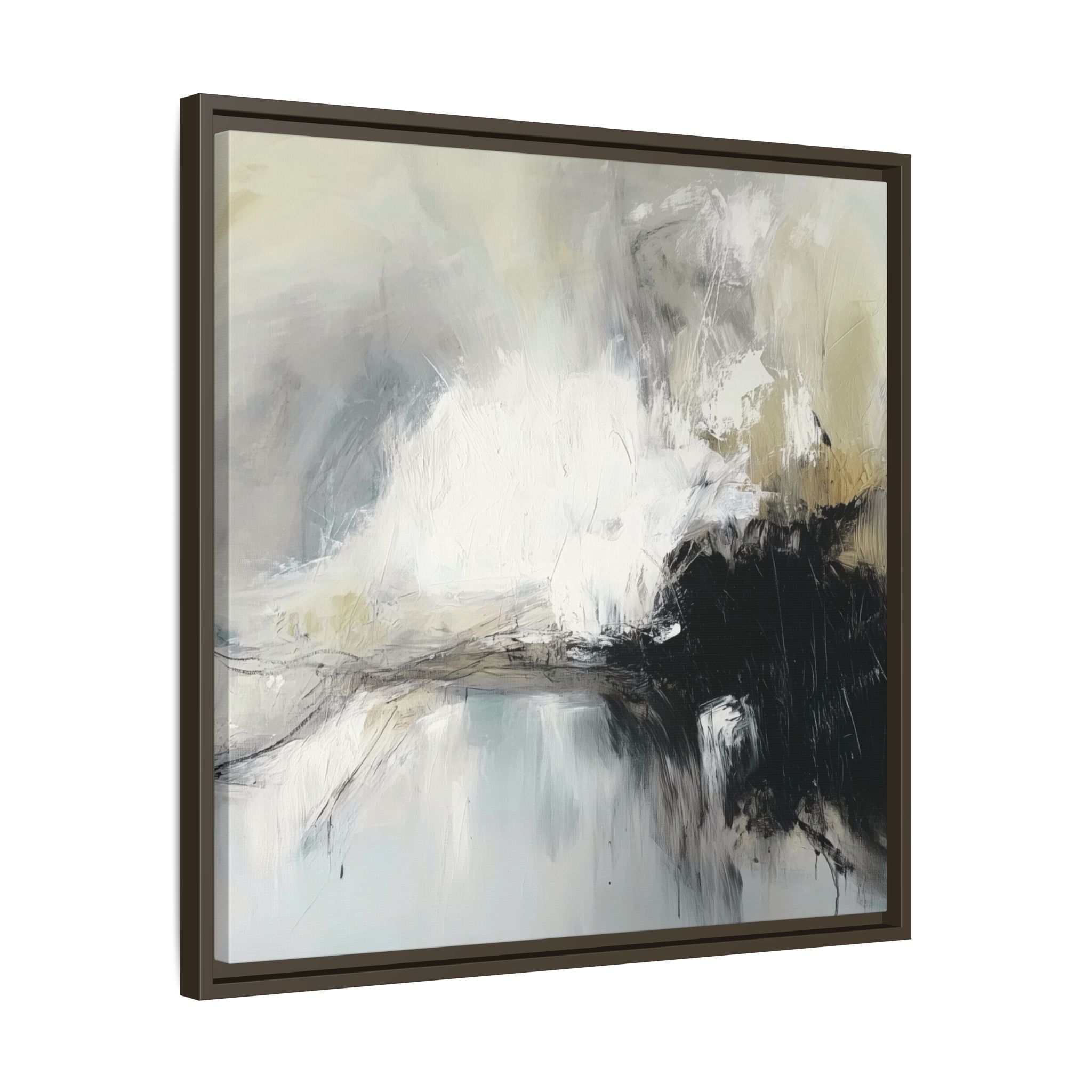 Black Cat White Kitten Four - Custom Frame - Image 58