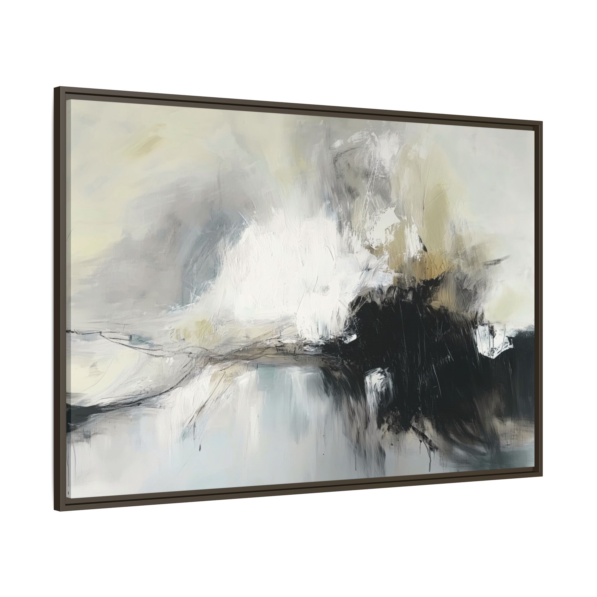 Black Cat White Kitten Four - Custom Frame - Image 42