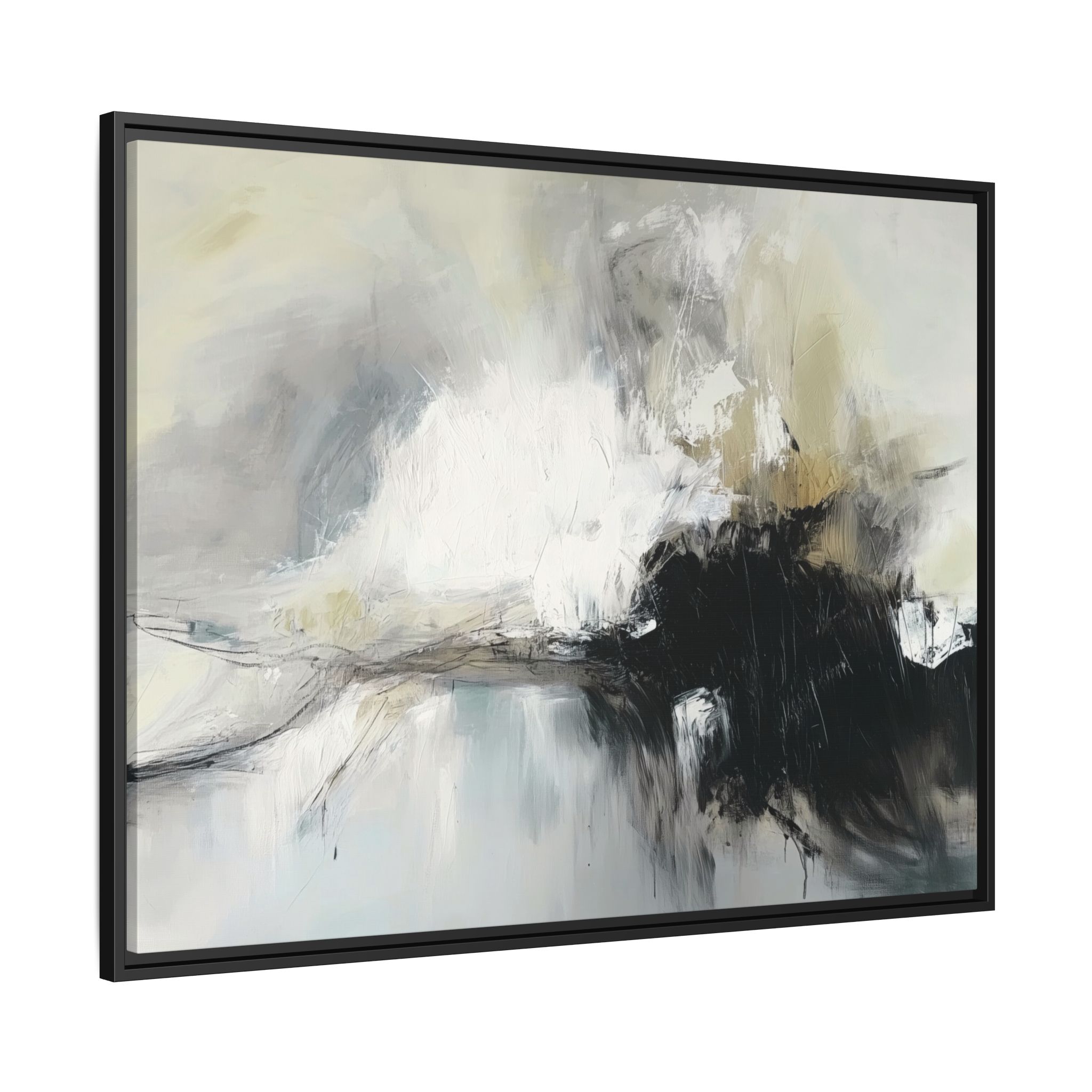 Black Cat White Kitten Four - Custom Frame - Image 14