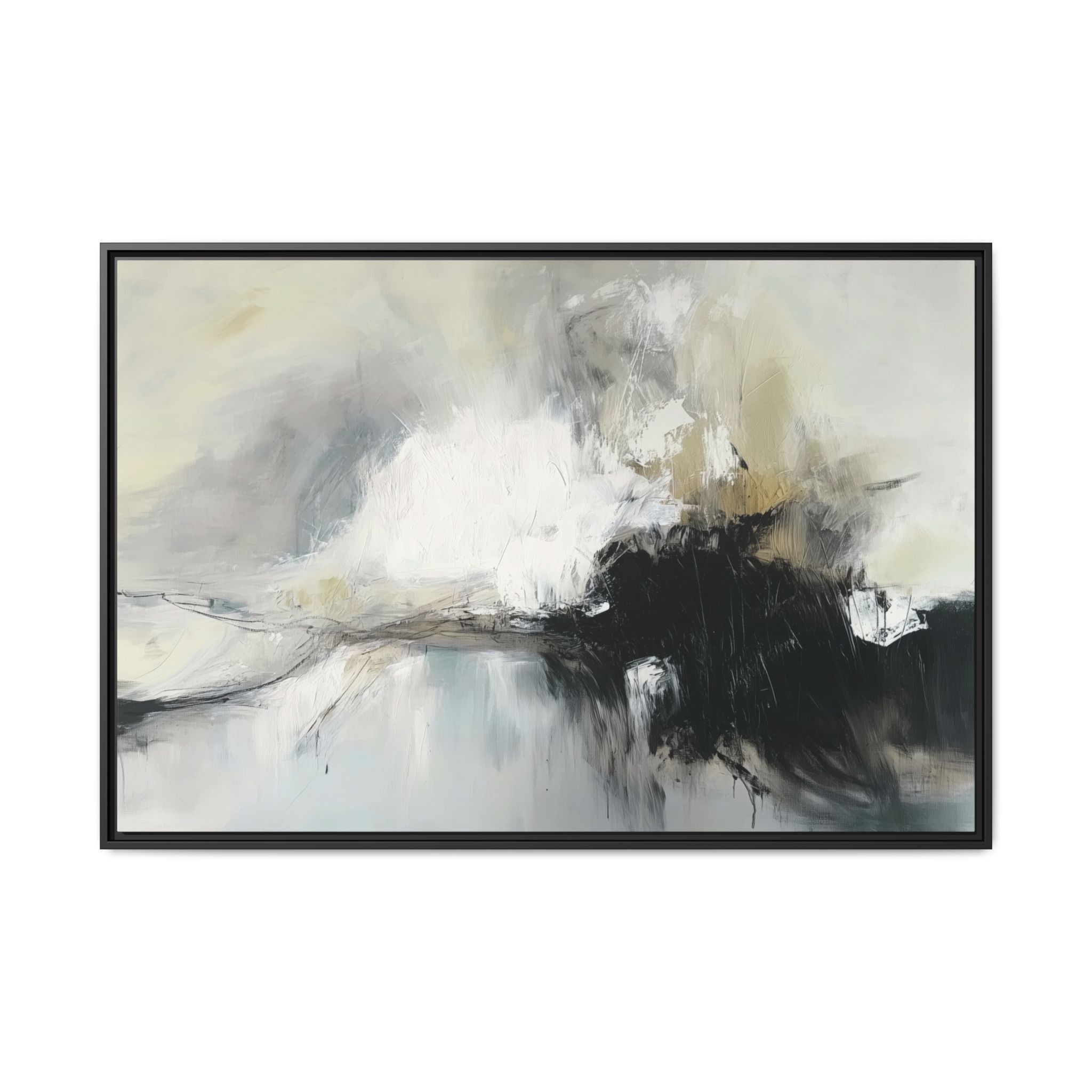 Black Cat White Kitten Four - Custom Frame - Image 17