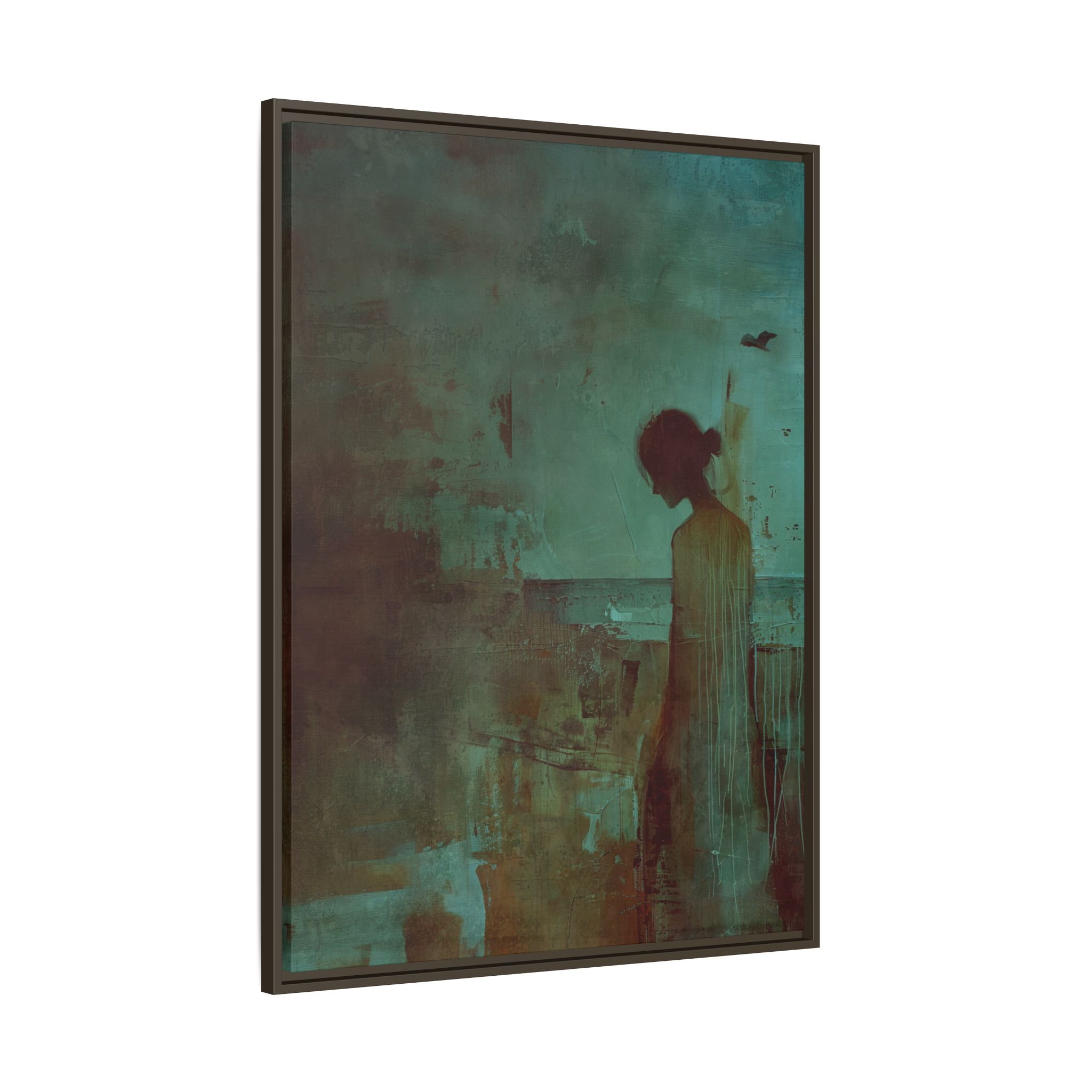 Beachside Walk - blues - Custom Frame - Image 34