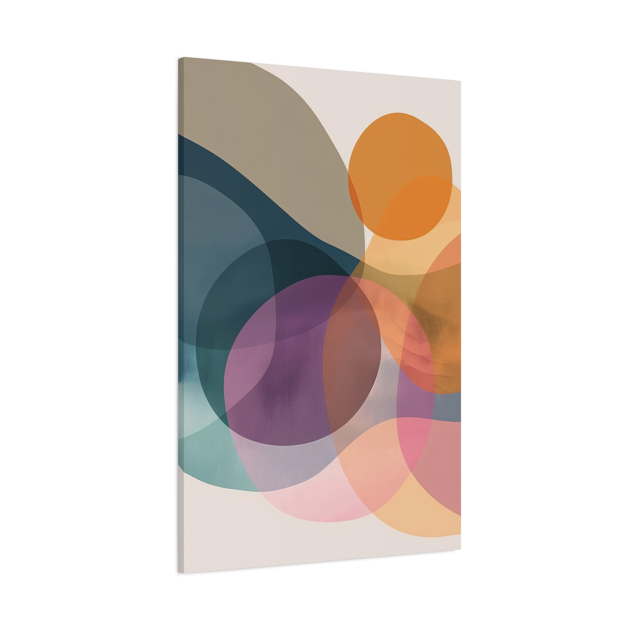 PomPom Two , Adventure Palette - Stretched Canvas - Image 14