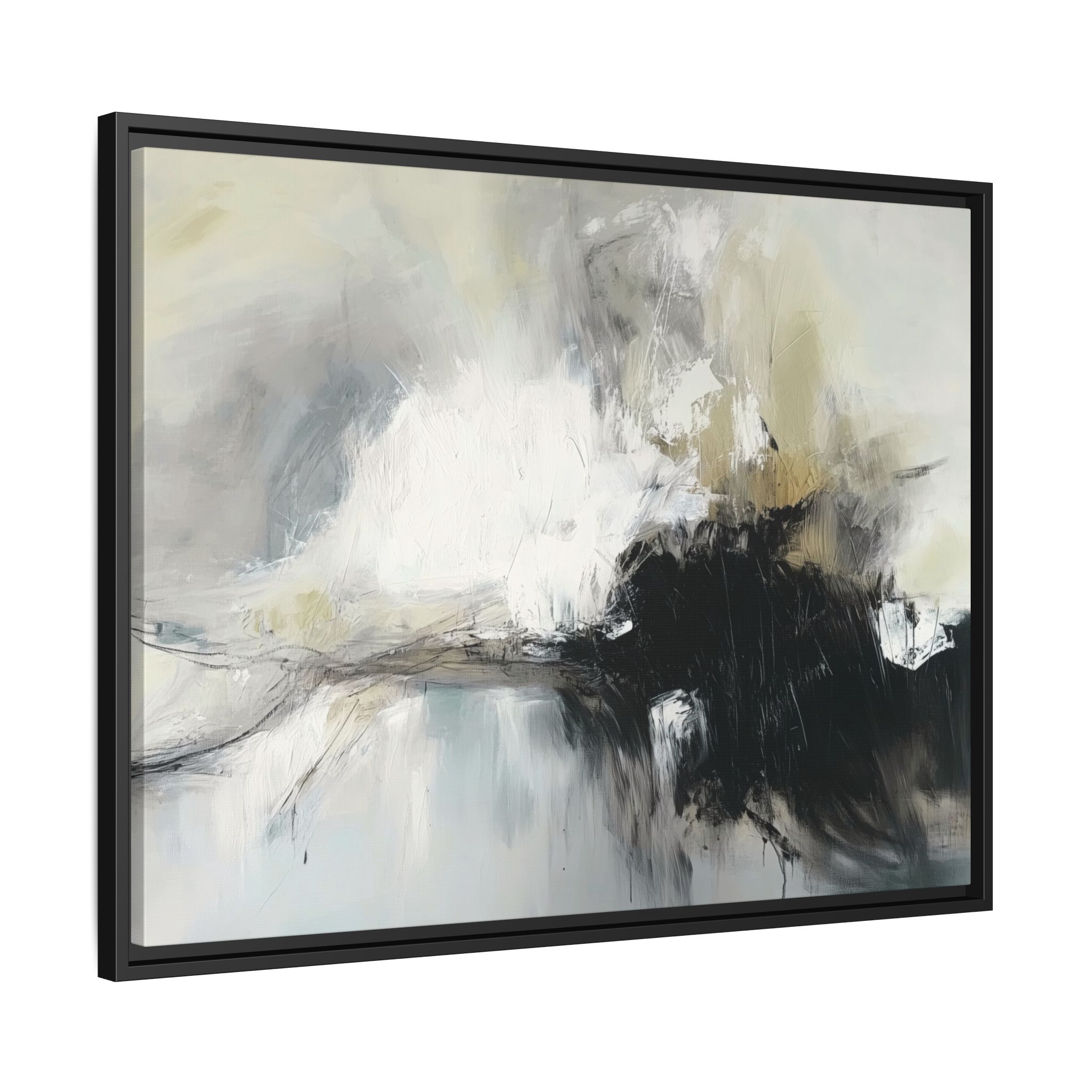 Black Cat White Kitten Four - Custom Frame - Image 10