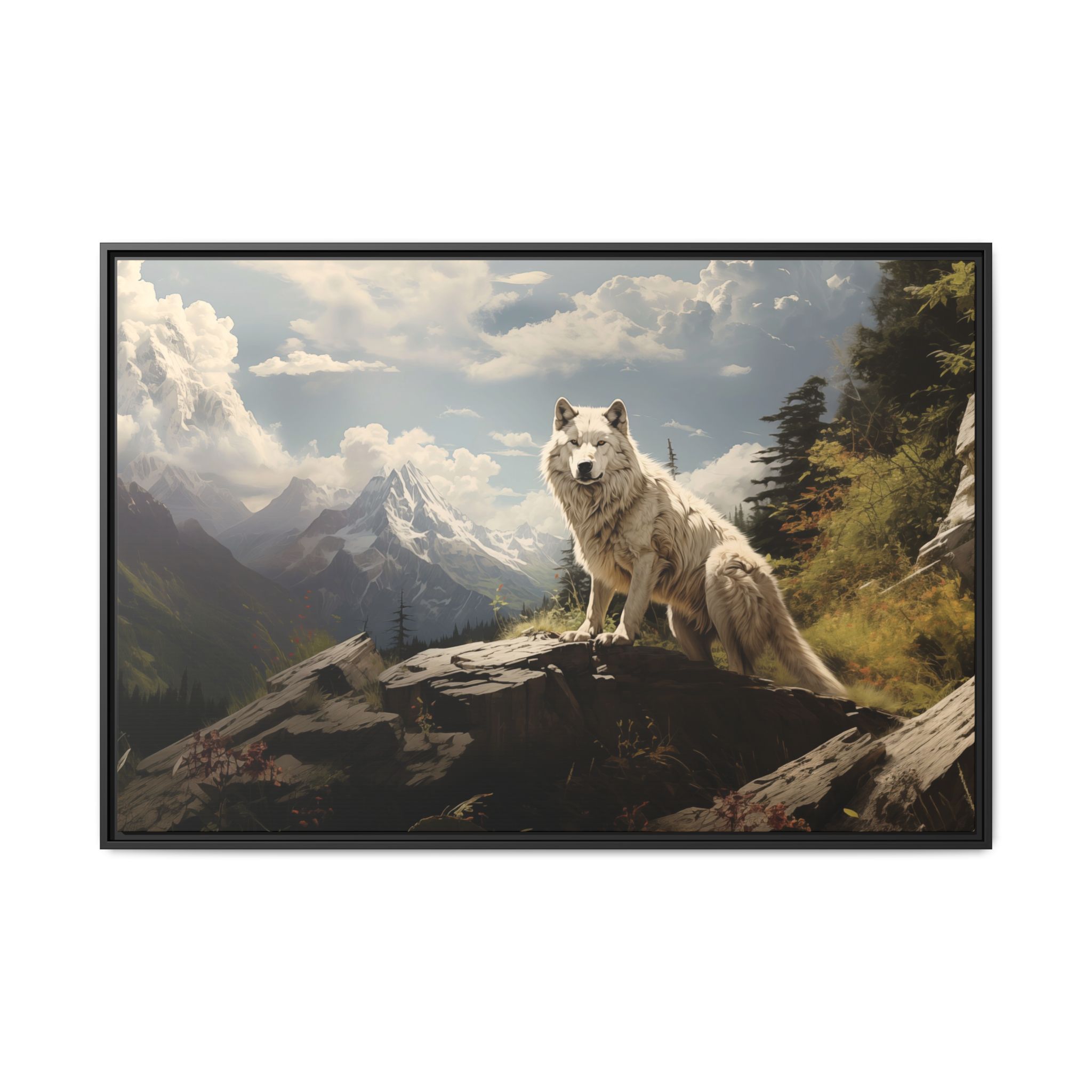 Wolf Mountain - Grass - Custom Frame - Image 21