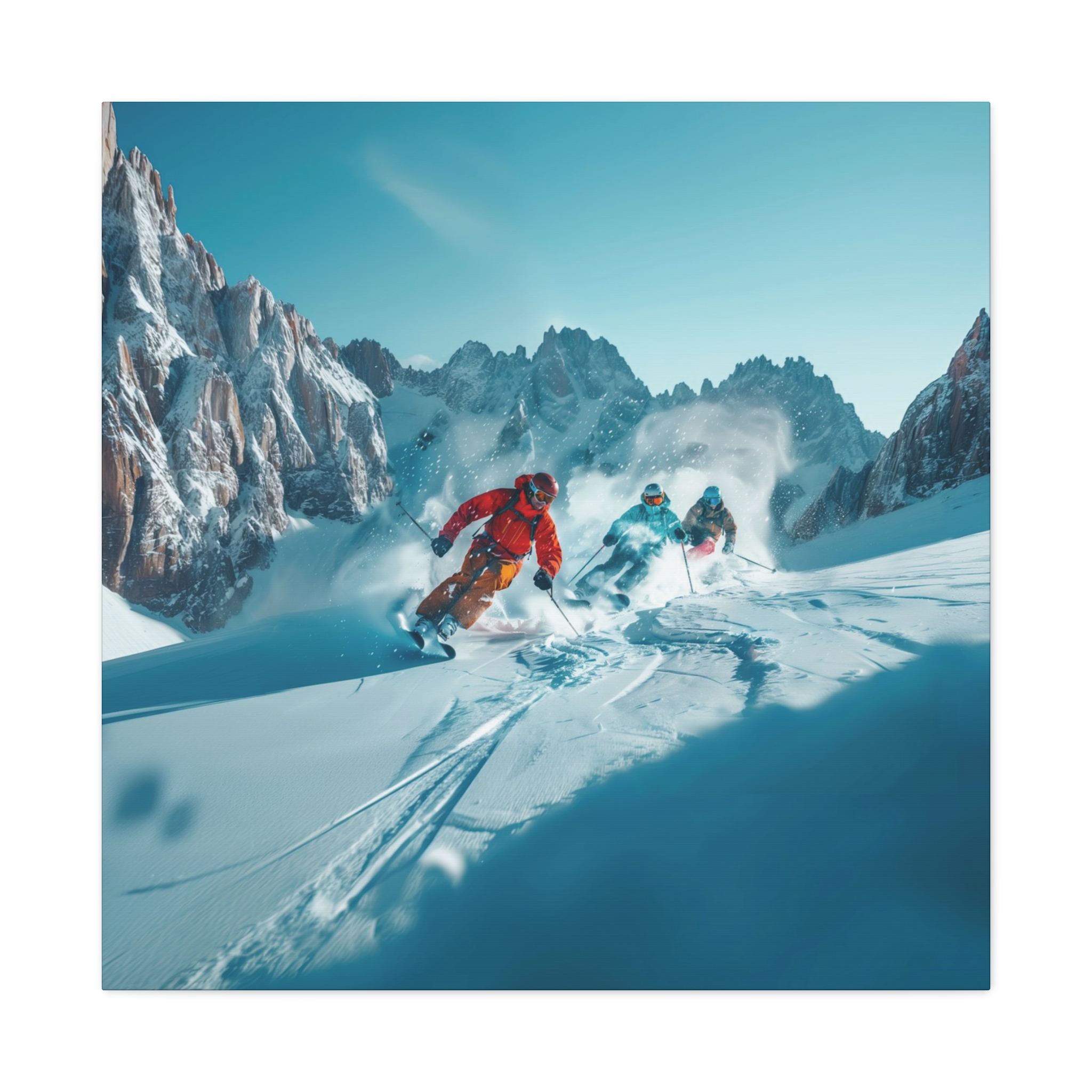 Powder Friends - Wide - Stretched Canvas - Image 9