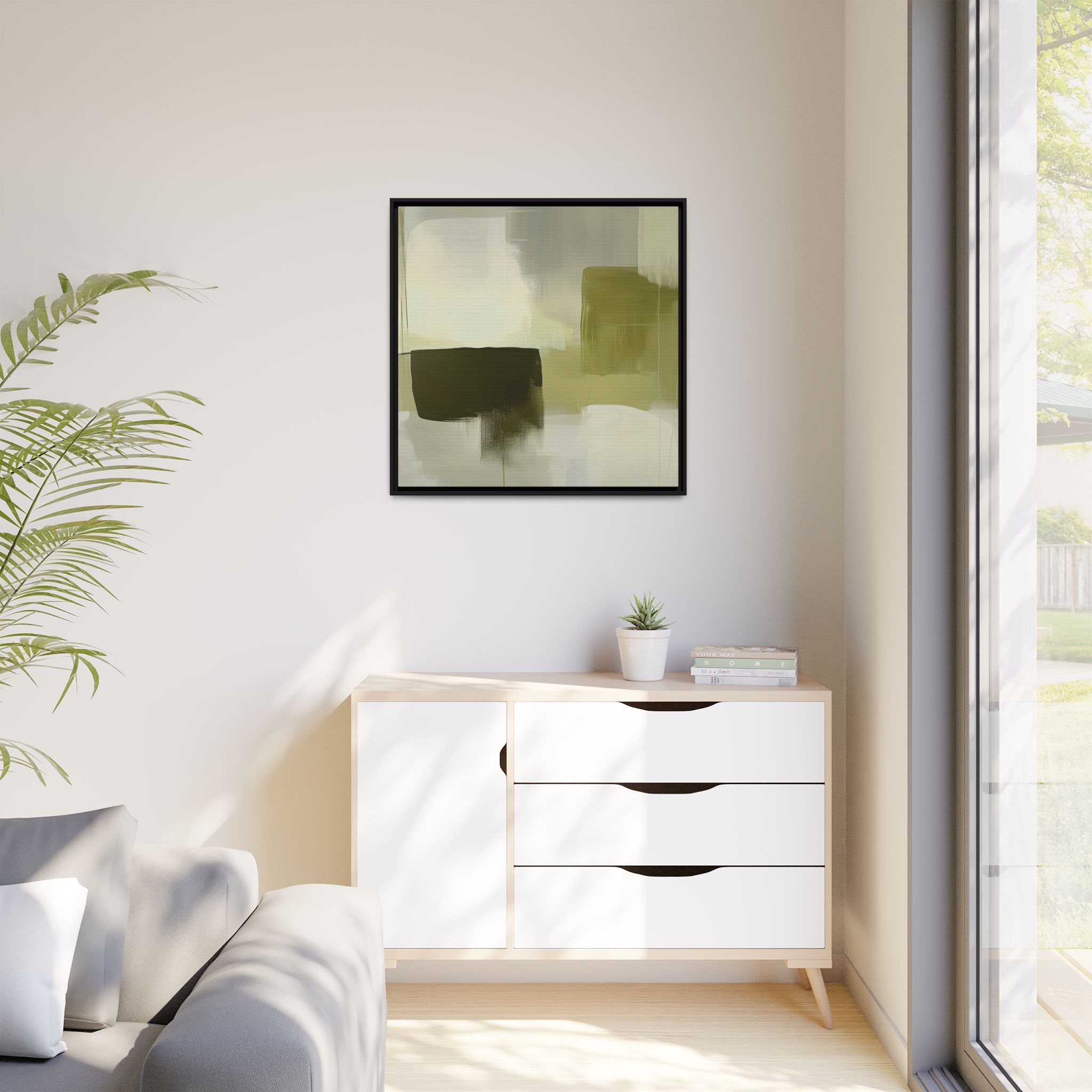 Loose Brushes - Hole - Olive - Custom Frame - Image 55