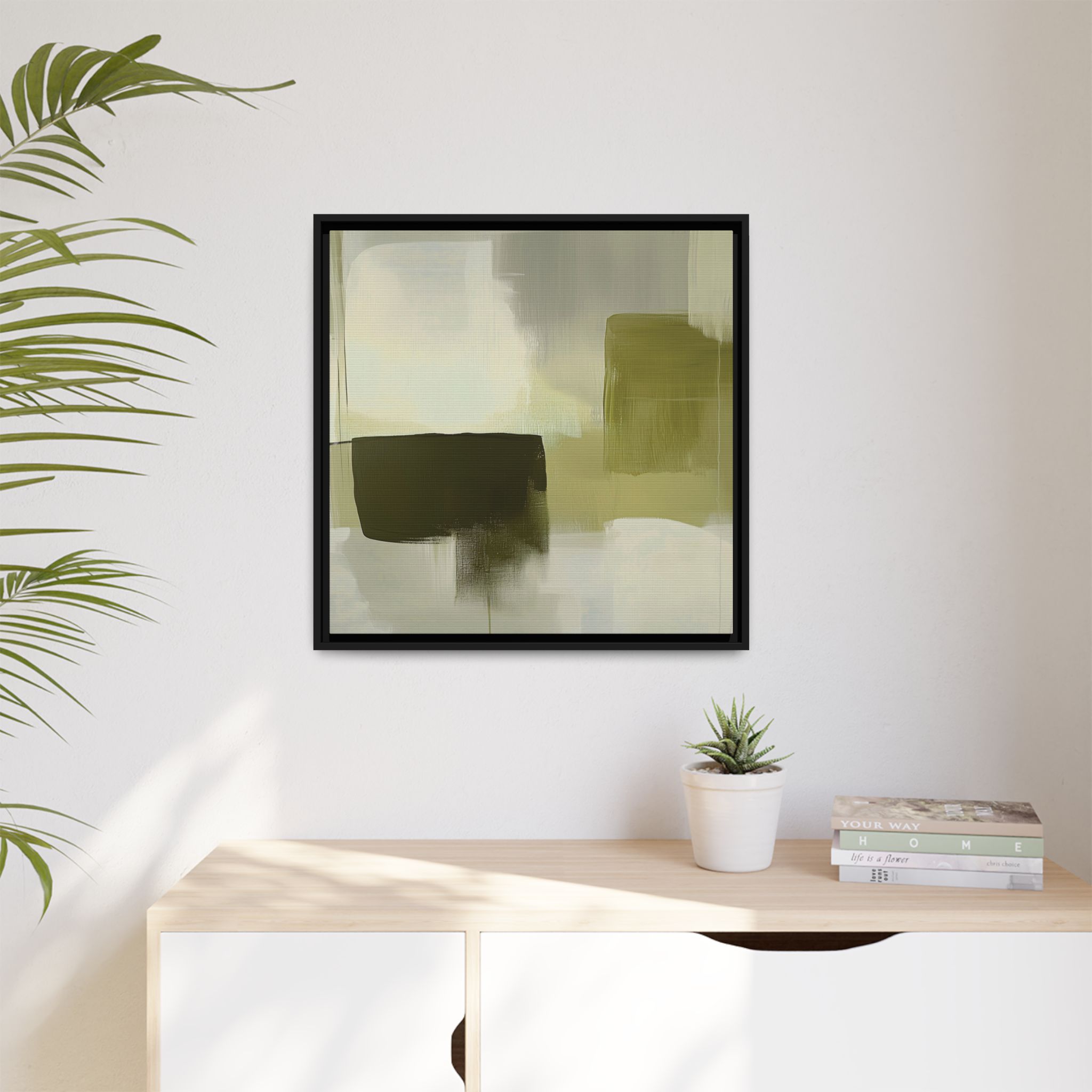 Loose Brushes - Hole - Olive - Custom Frame - Image 51