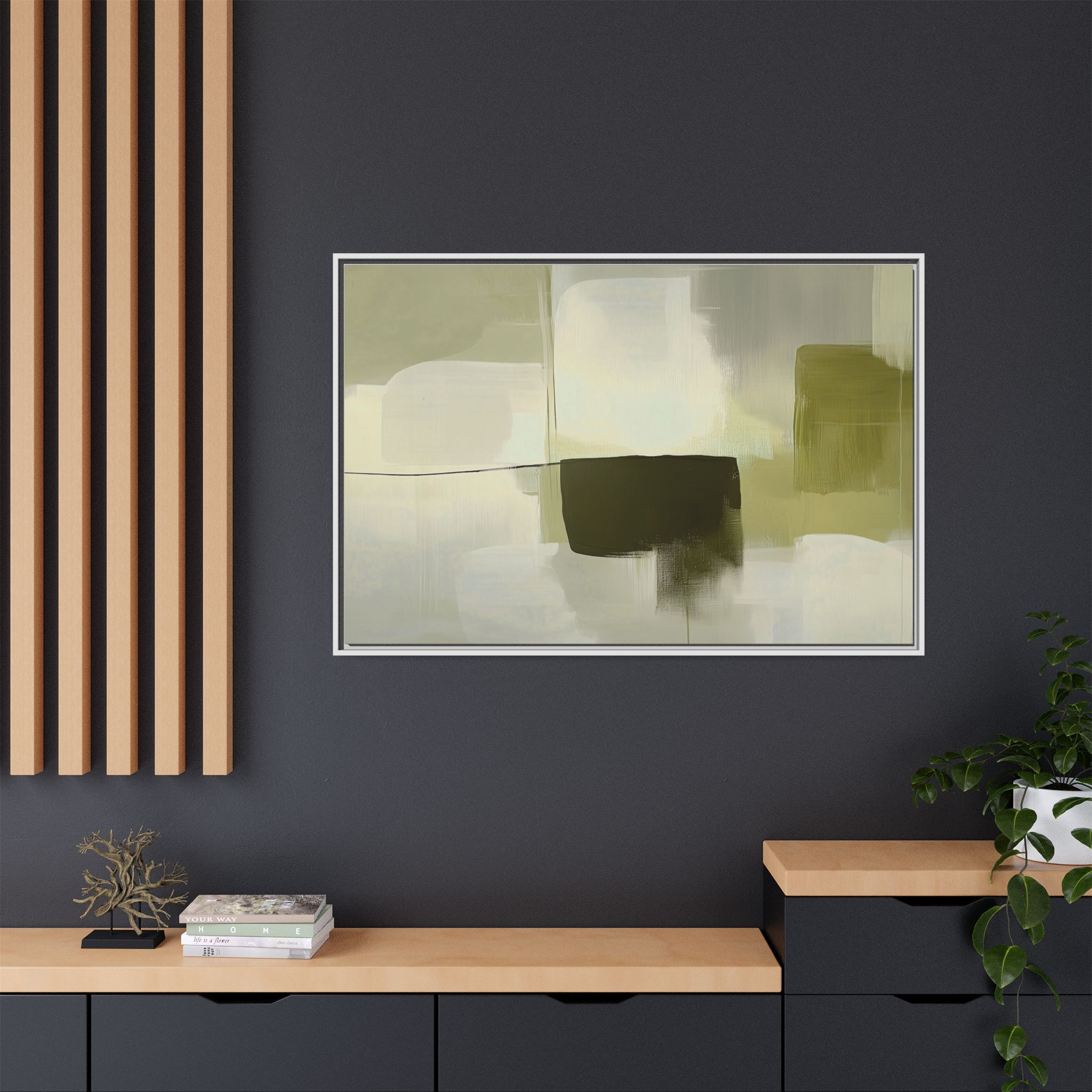 Loose Brushes - Hole - Olive - Custom Frame - Image 48