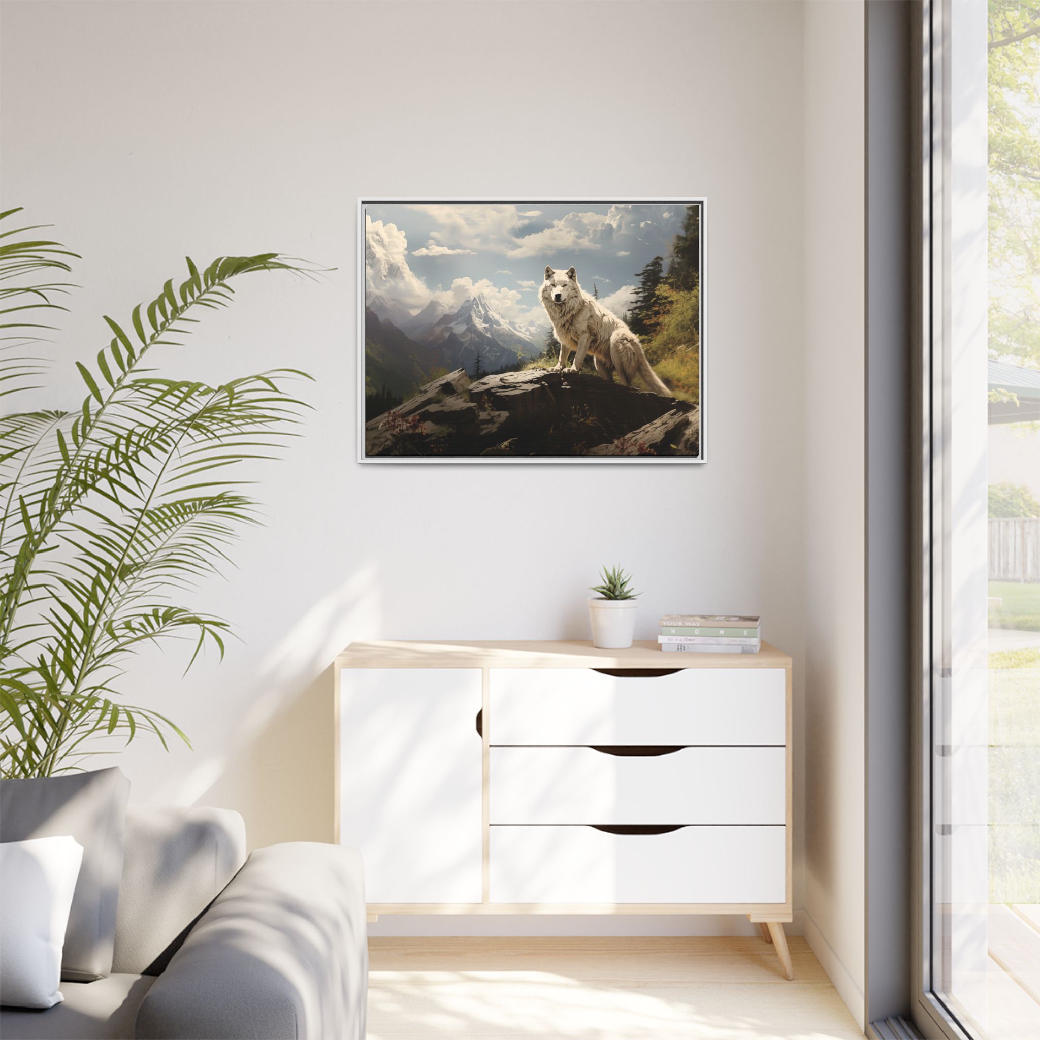 Wolf Mountain - Grass - Custom Frame - Image 39