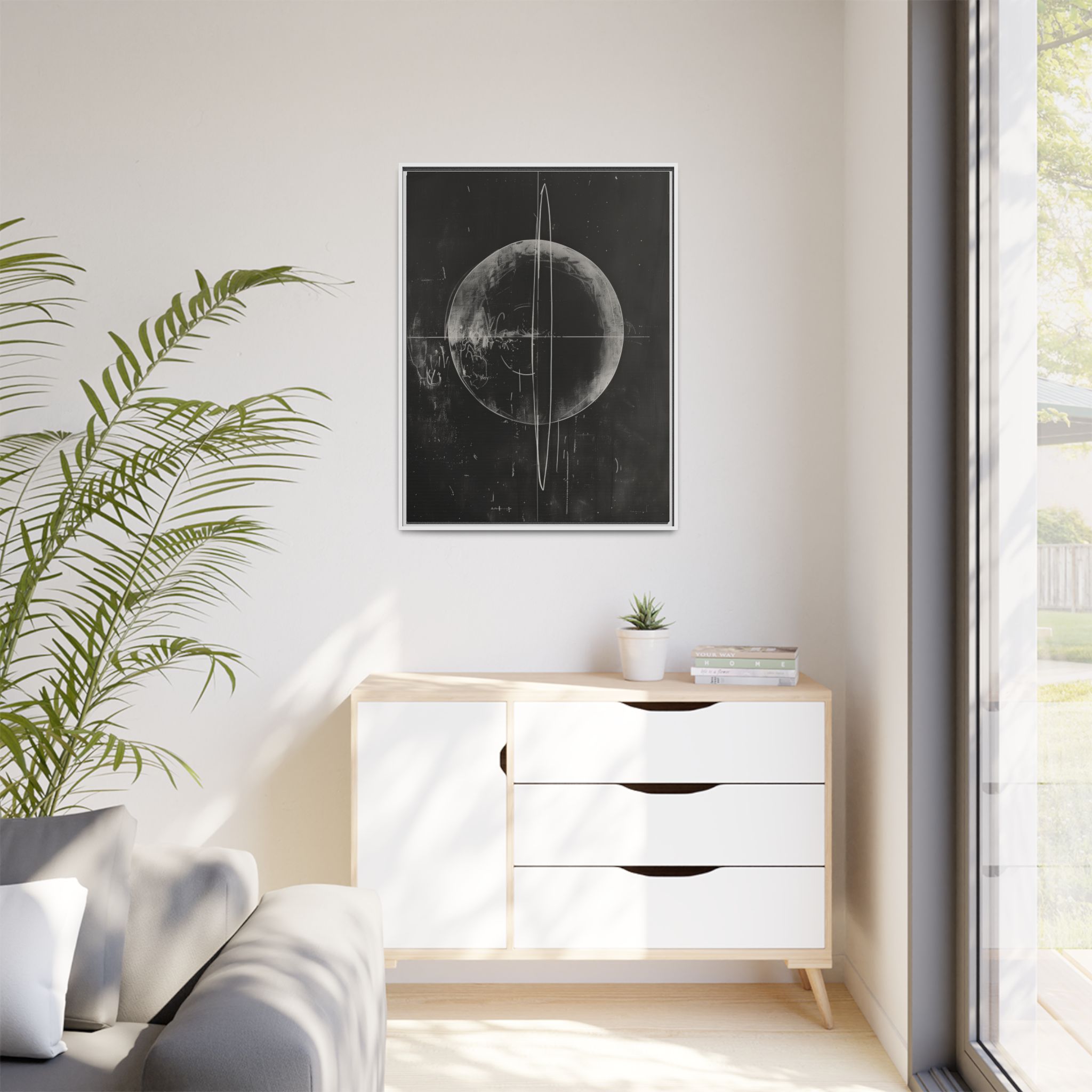 Black Board Science - Saturn - Custom Frame - Image 17