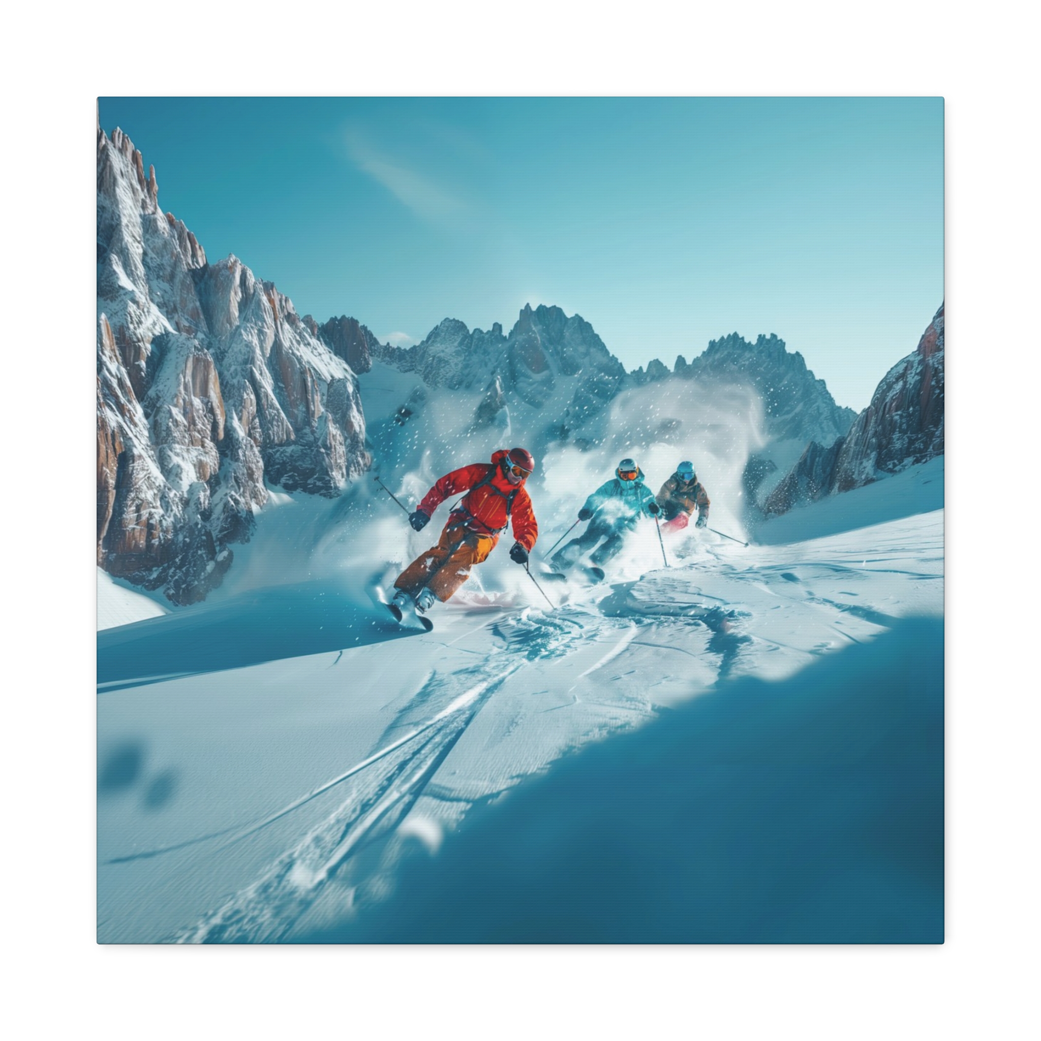 Powder Friends - Wide - Stretched Canvas - Image 5