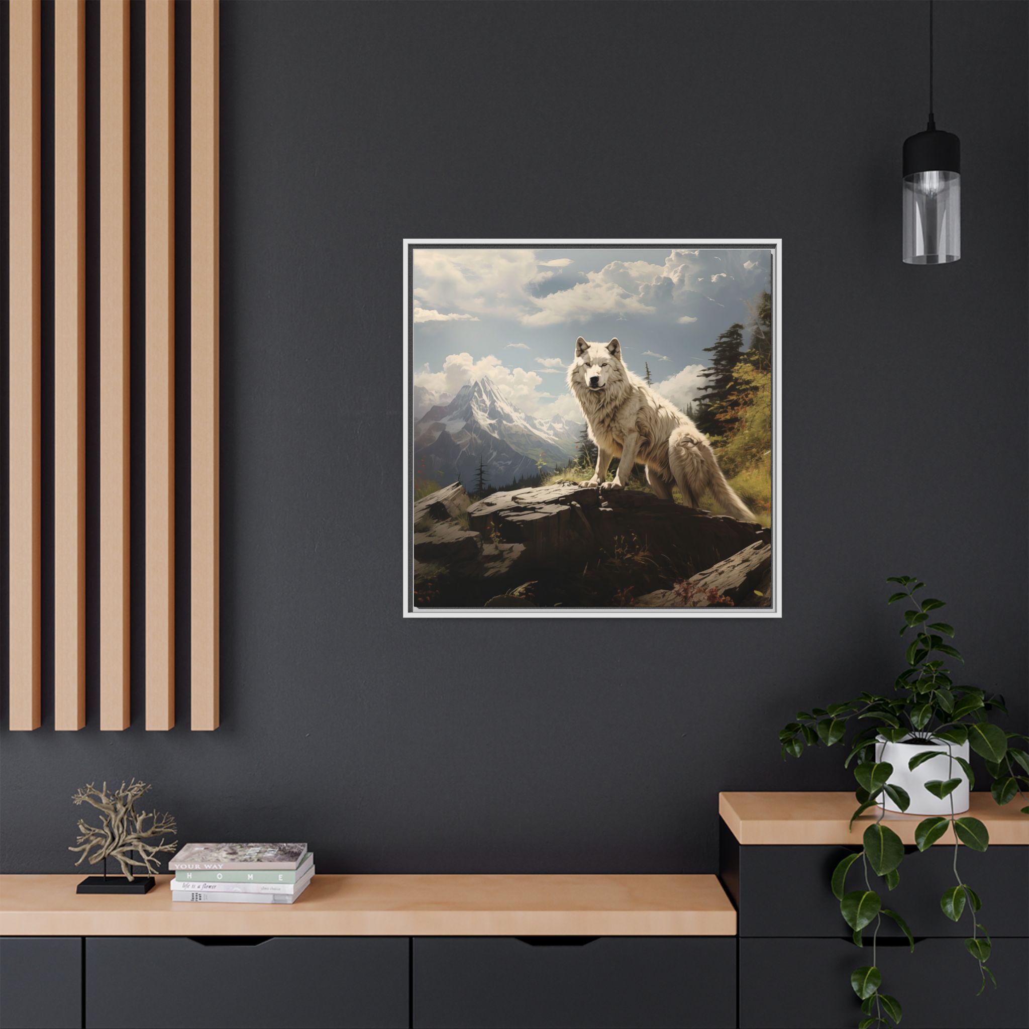Wolf Mountain - Grass - Custom Frame - Image 72