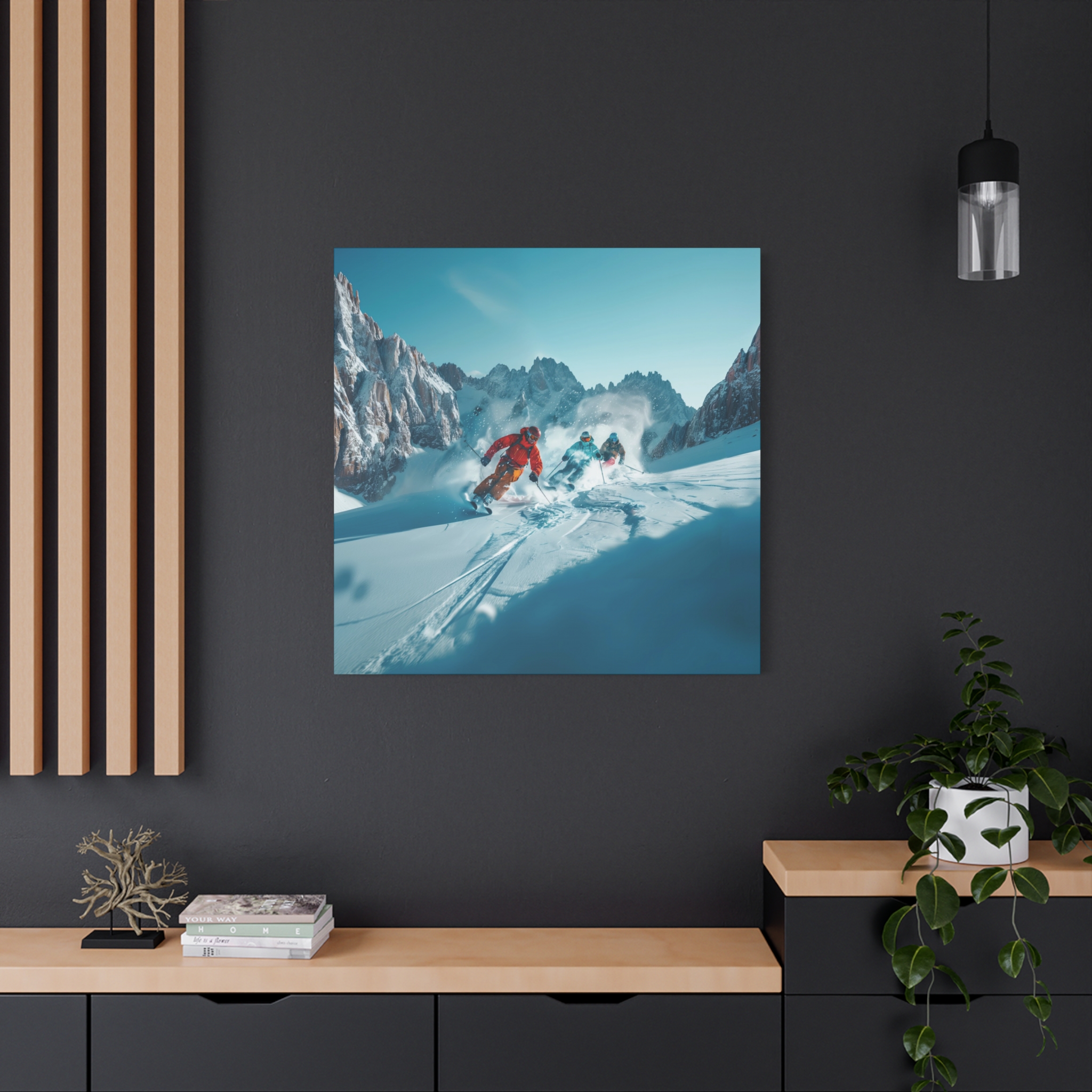 Powder Friends - Wide - Stretched Canvas - Image 16