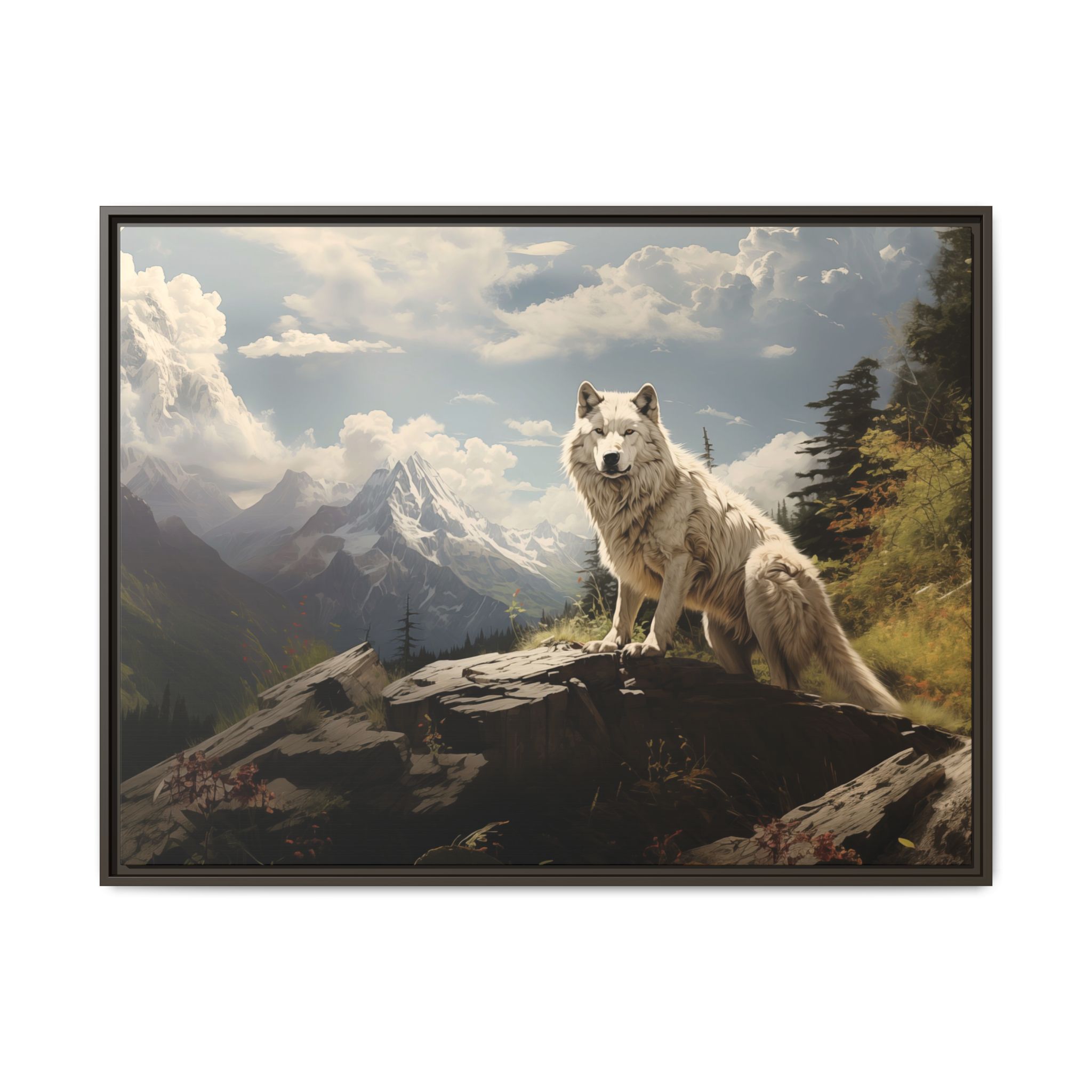Wolf Mountain - Grass - Custom Frame - Image 33