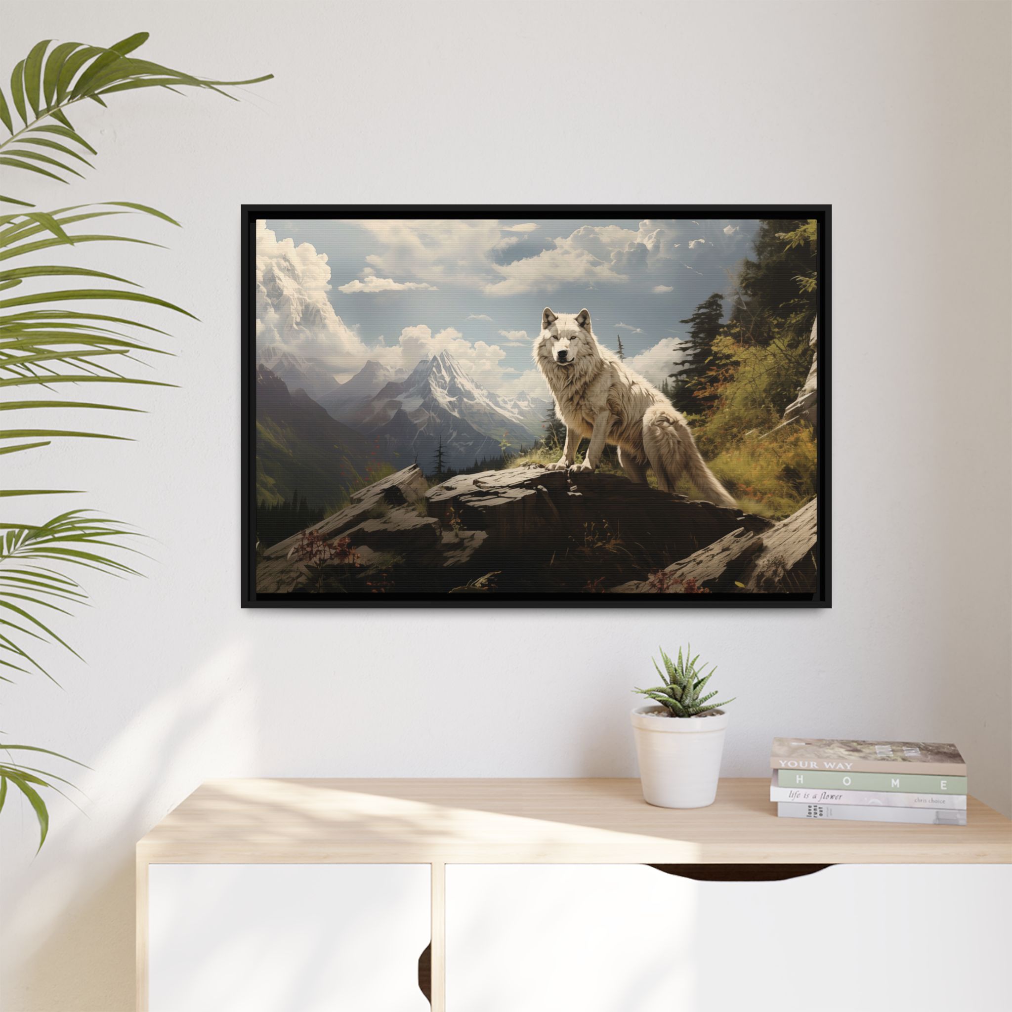 Wolf Mountain - Grass - Custom Frame - Image 7