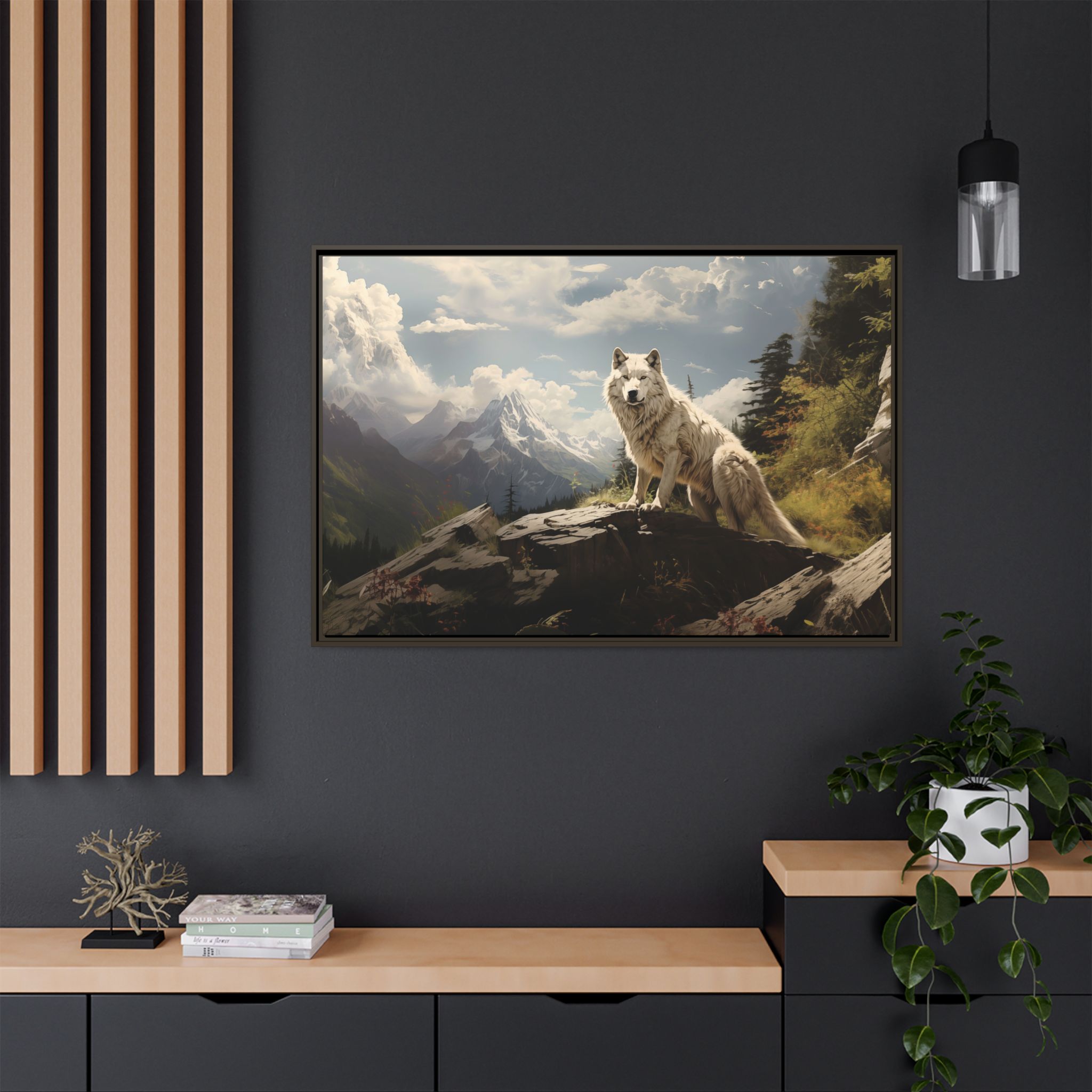 Wolf Mountain - Grass - Custom Frame - Image 44