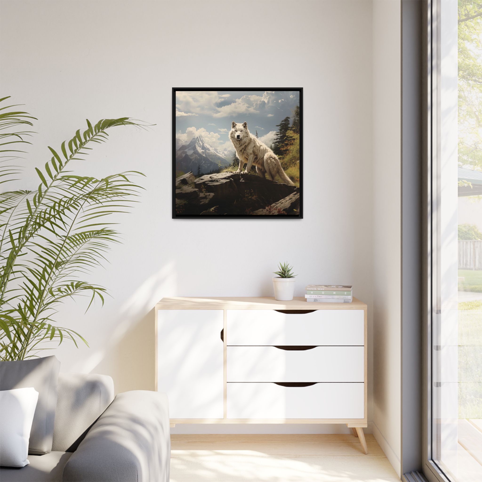 Wolf Mountain - Grass - Custom Frame - Image 55