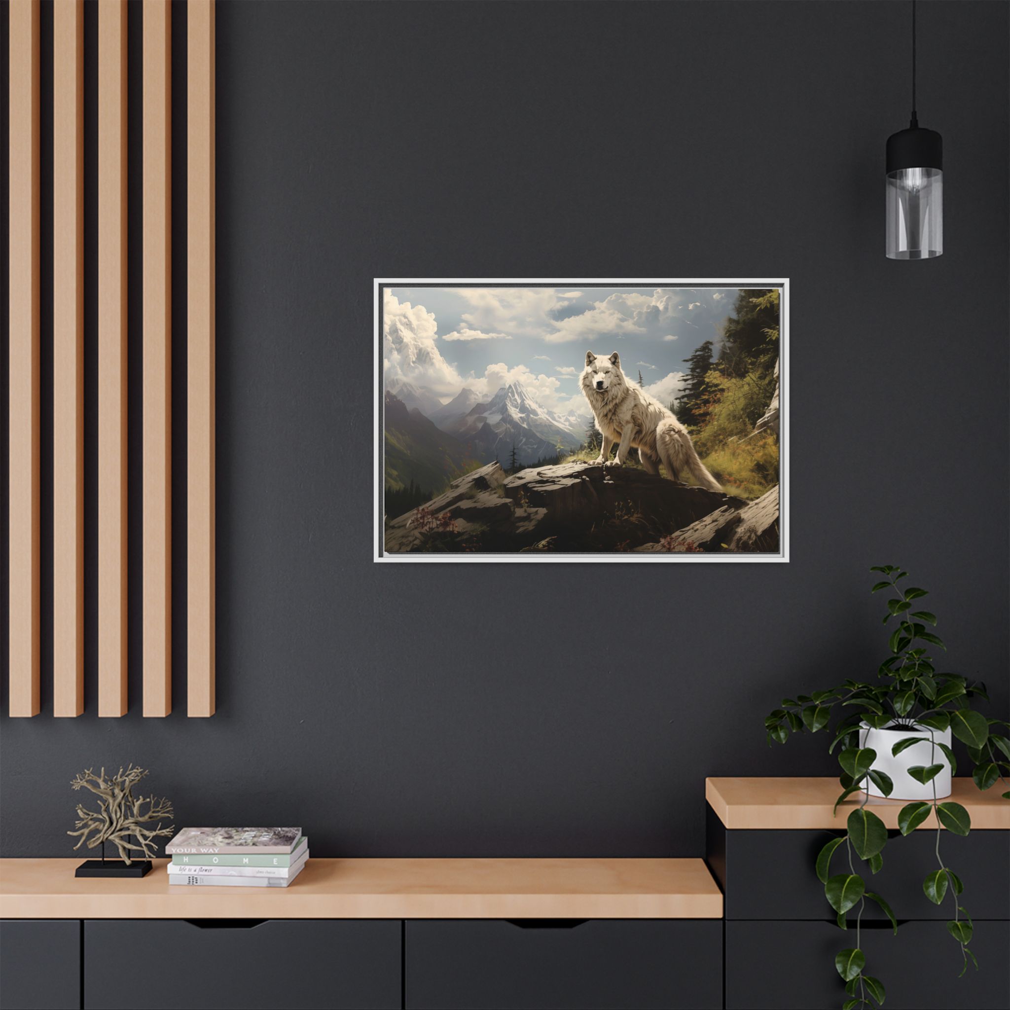 Wolf Mountain - Grass - Custom Frame - Image 12
