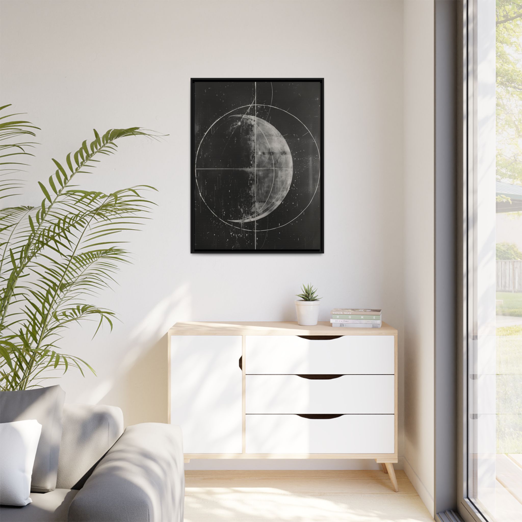 Black Board Science - Moonphase - Custom Frame - Image 13