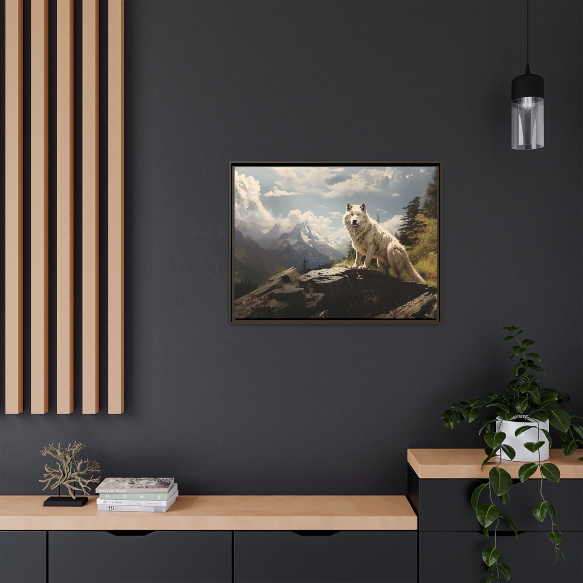 Wolf Mountain - Grass - Custom Frame - Image 28