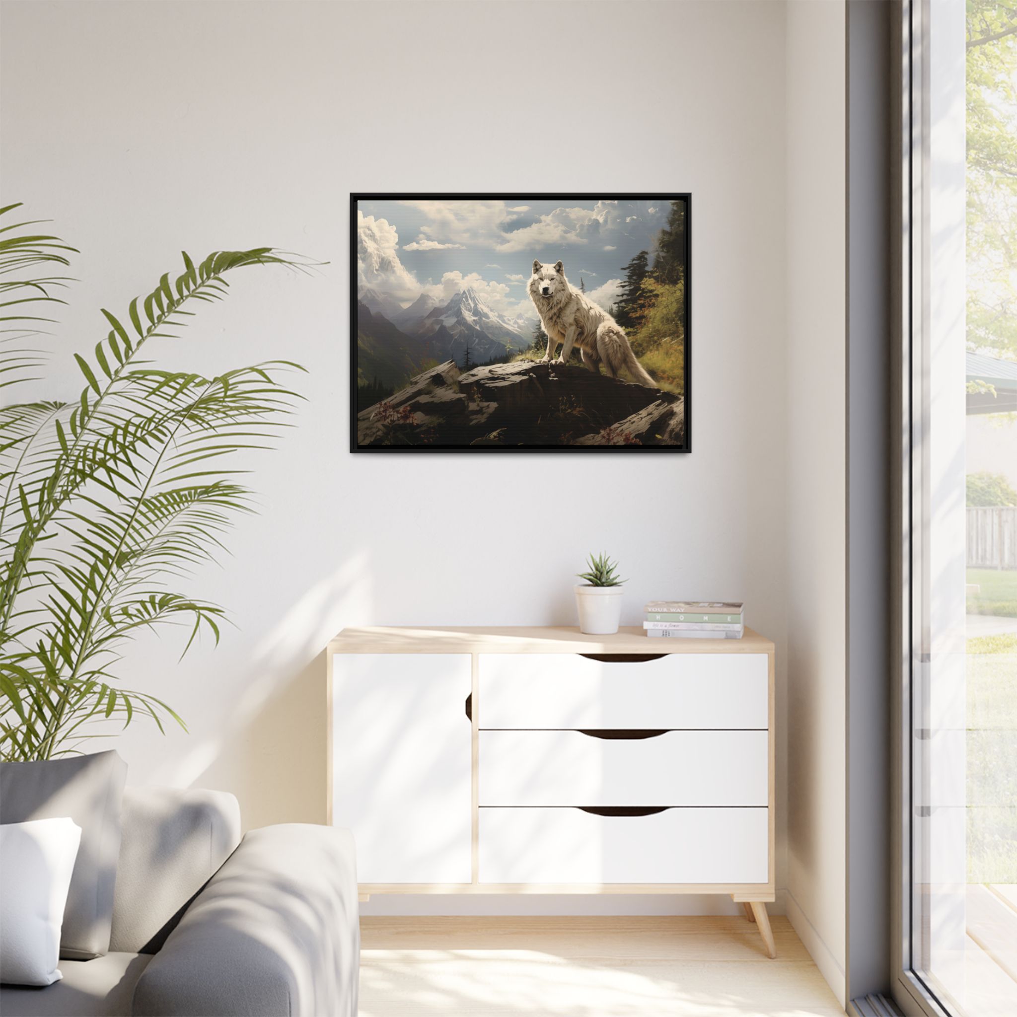 Wolf Mountain - Grass - Custom Frame - Image 19