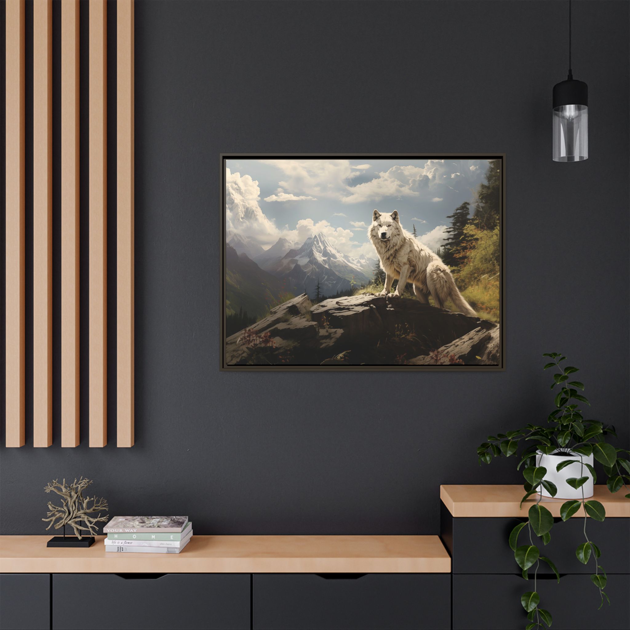 Wolf Mountain - Grass - Custom Frame - Image 36