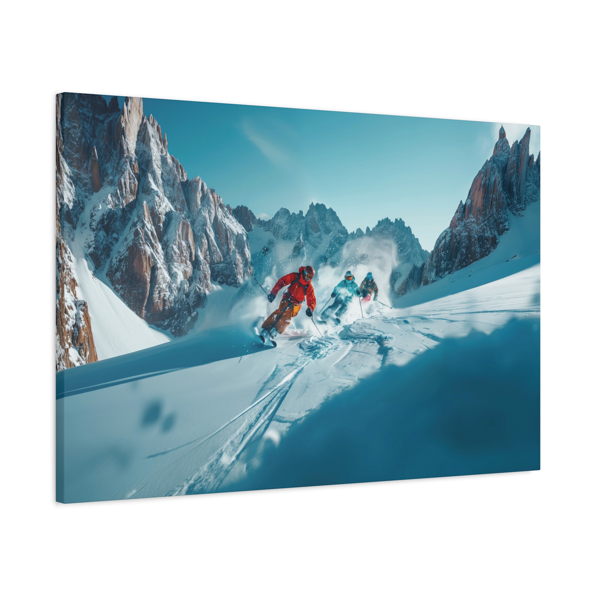 Powder Friends - Wide - Stretched Canvas - Image 2