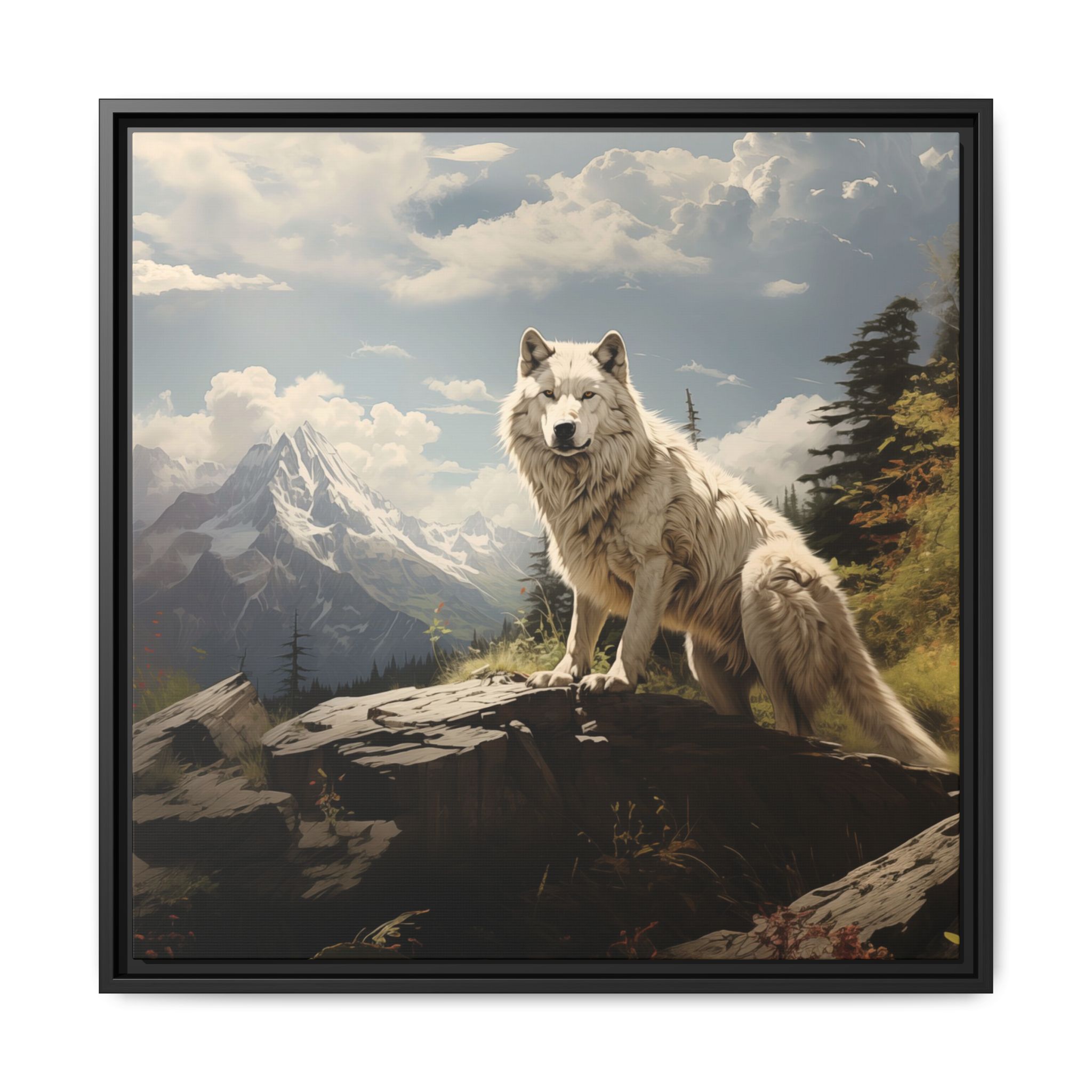 Wolf Mountain - Grass - Custom Frame - Image 49