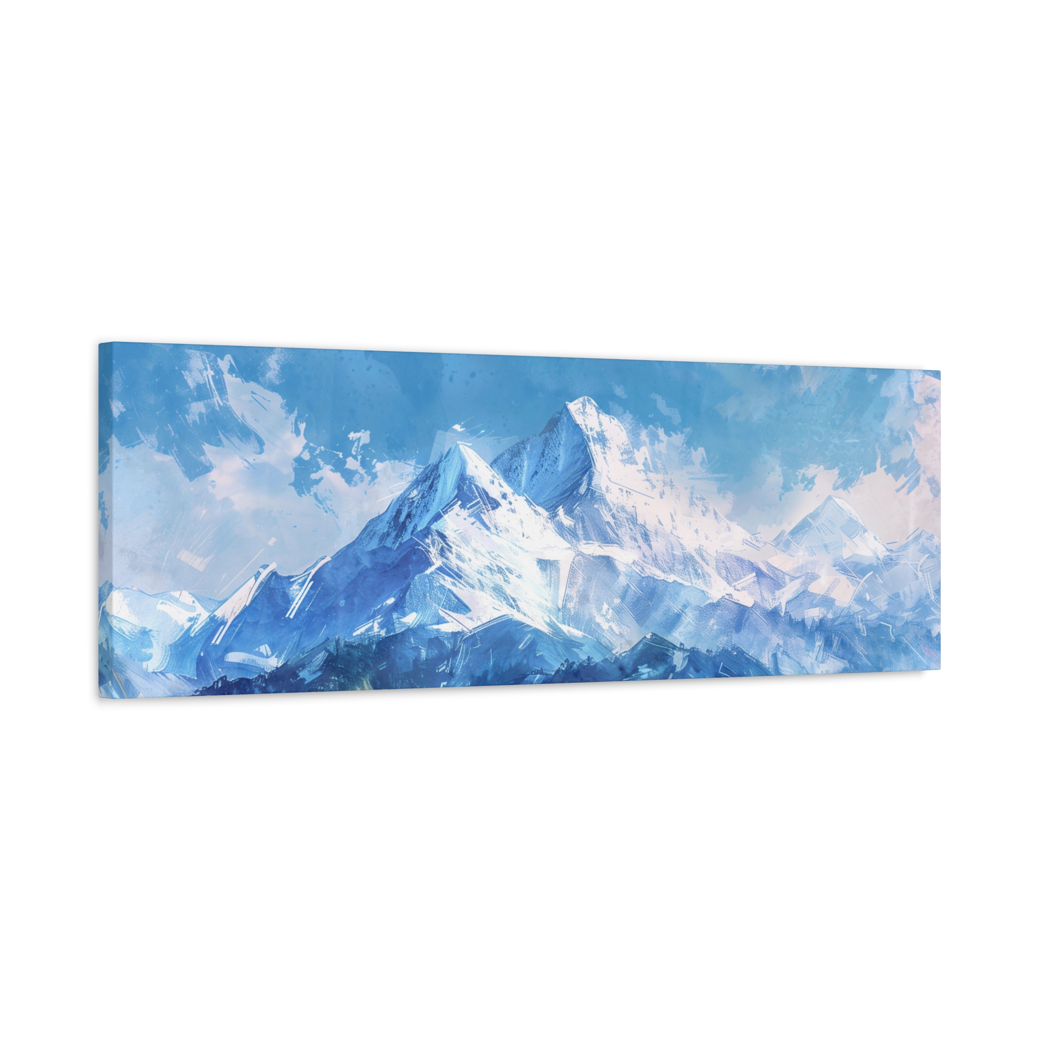 Mountain Window - Stretched Canvas - Wide - Image 2