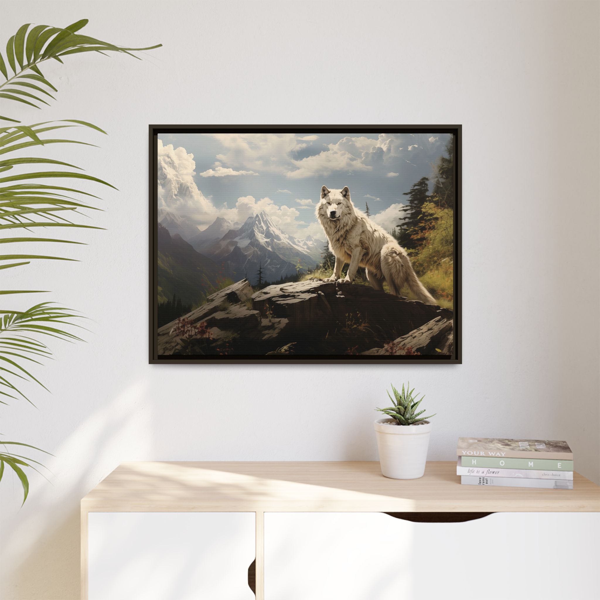 Wolf Mountain - Grass - Custom Frame - Image 27