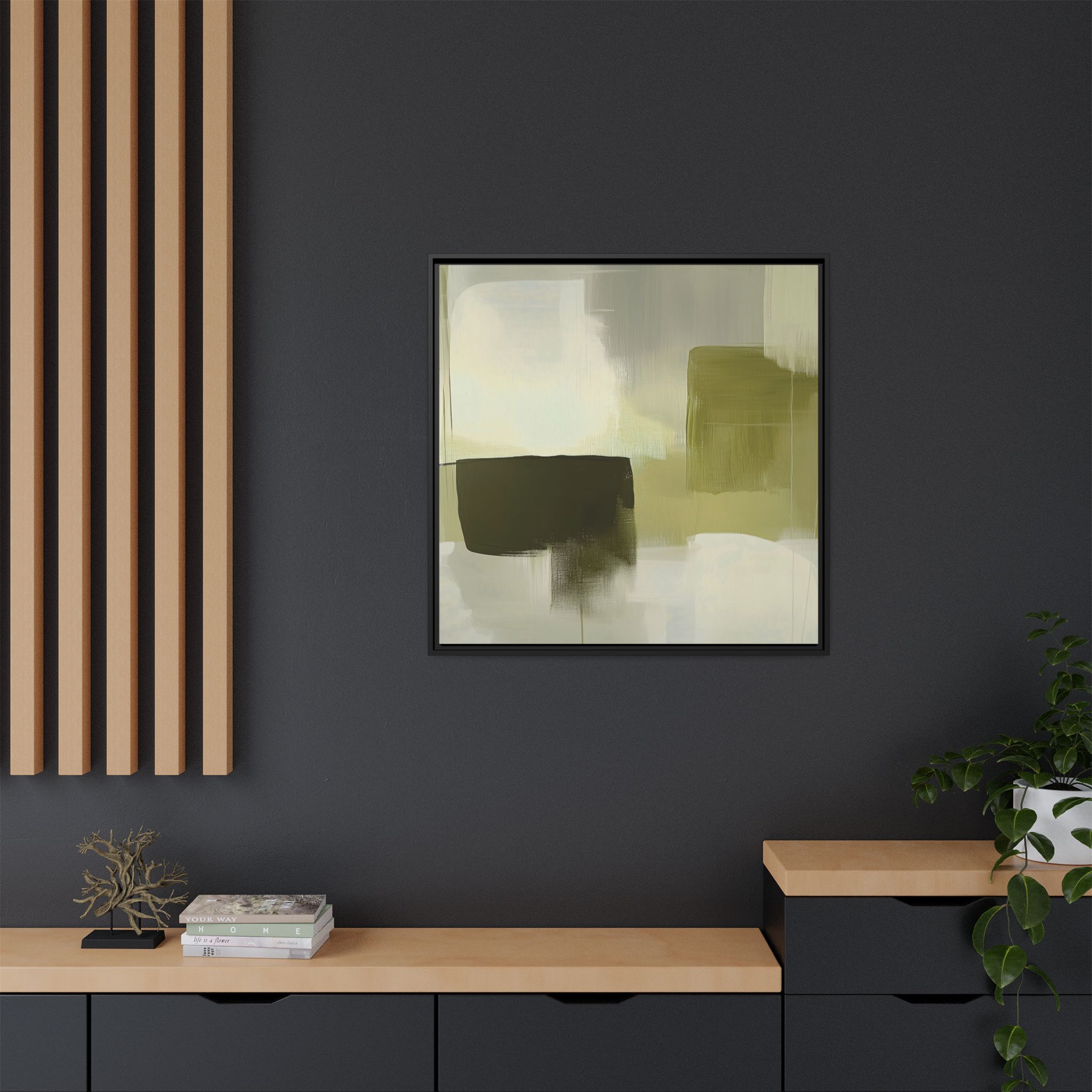 Loose Brushes - Hole - Olive - Custom Frame - Image 56