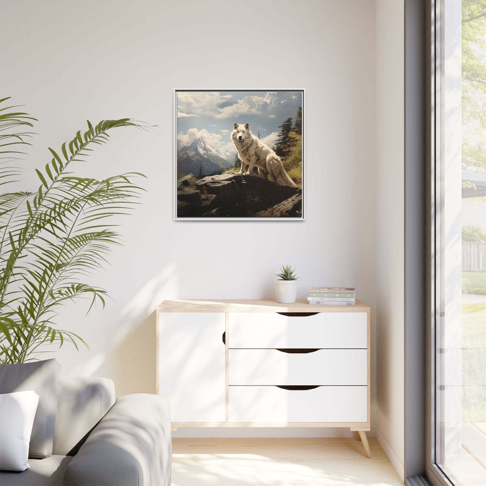 Wolf Mountain - Grass - Custom Frame - Image 71