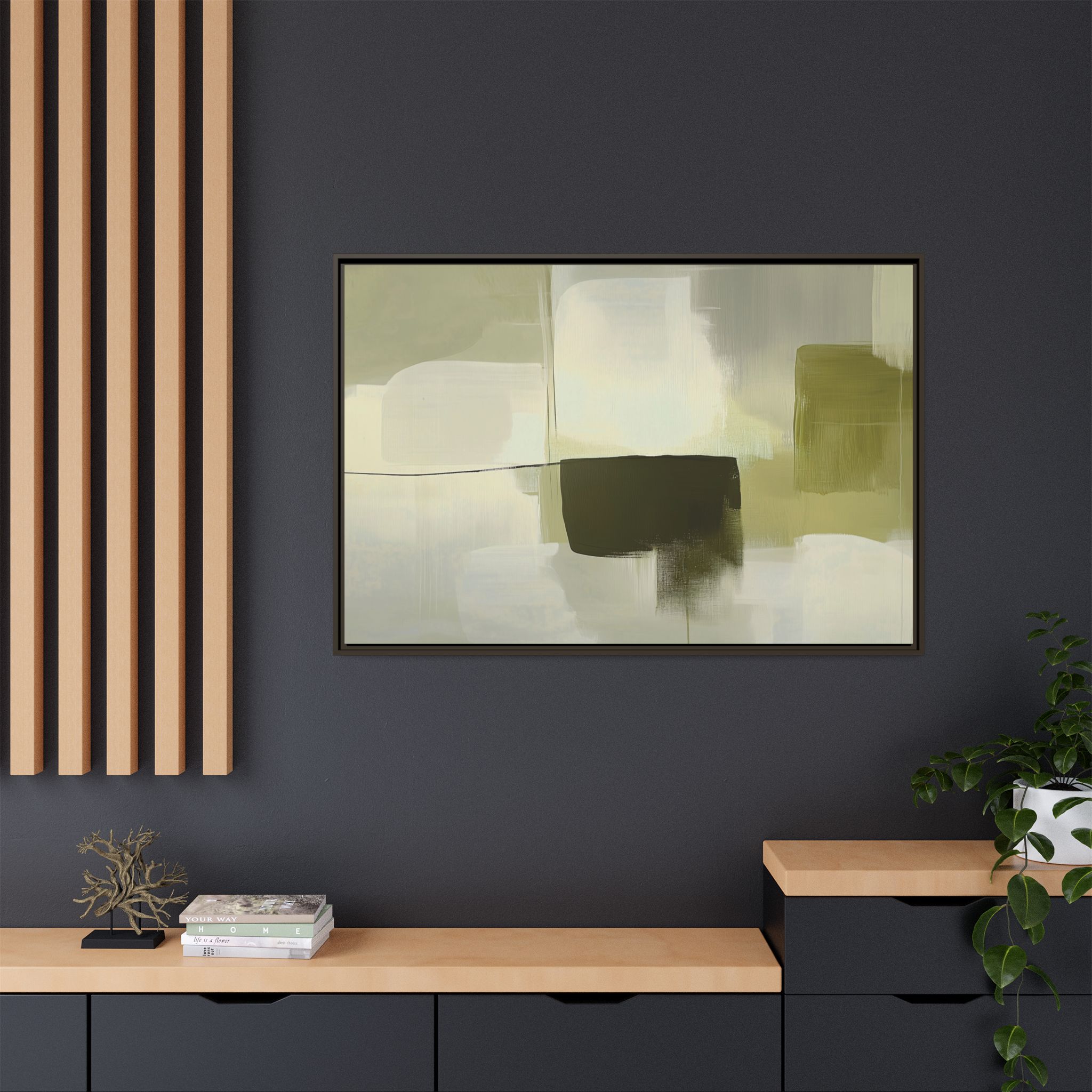 Loose Brushes - Hole - Olive - Custom Frame - Image 44