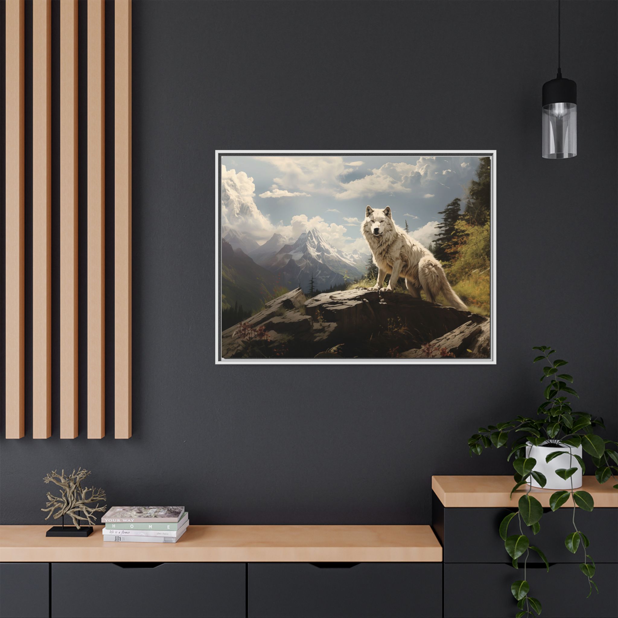 Wolf Mountain - Grass - Custom Frame - Image 40