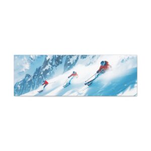 Off Piste v1 - Stretched Canvas - Wide