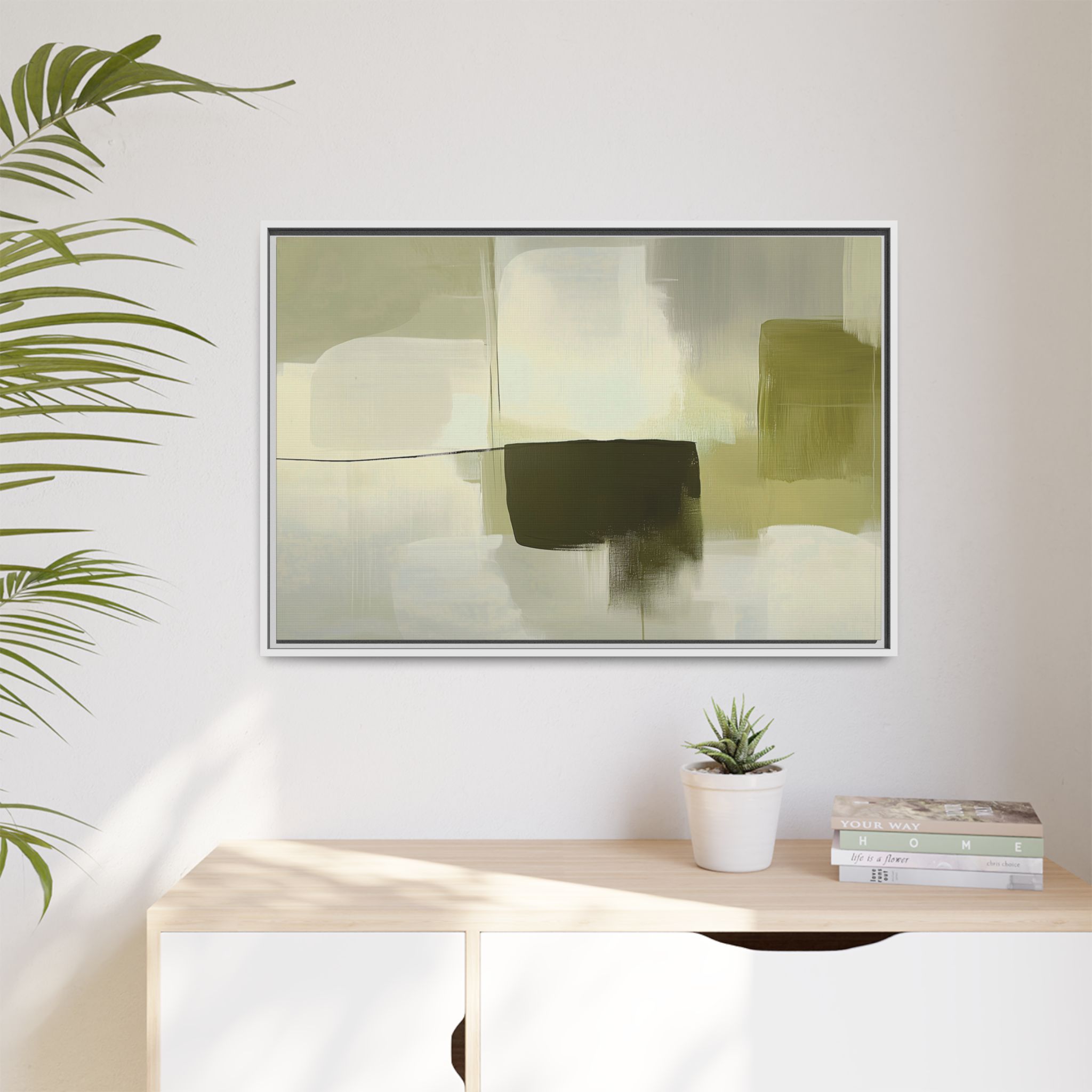 Loose Brushes - Hole - Olive - Custom Frame - Image 11