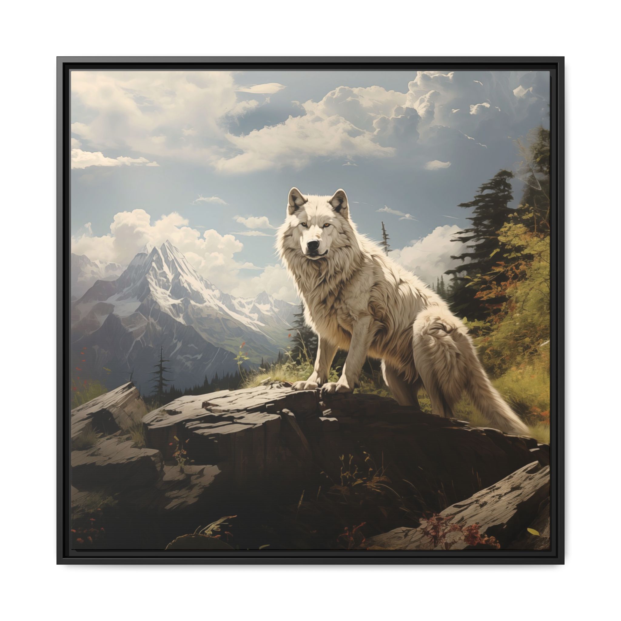 Wolf Mountain - Grass - Custom Frame - Image 53