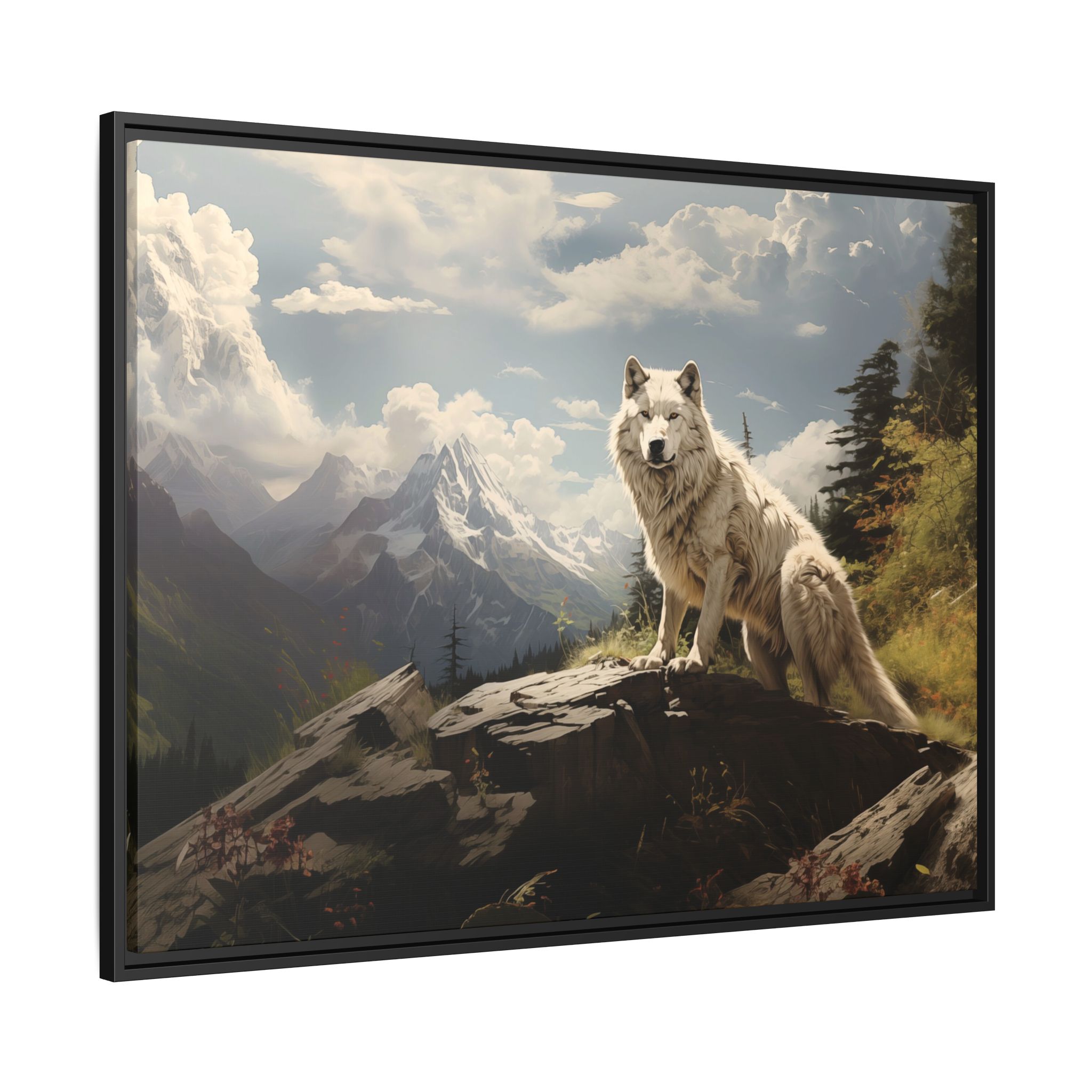 Wolf Mountain - Grass - Custom Frame - Image 18