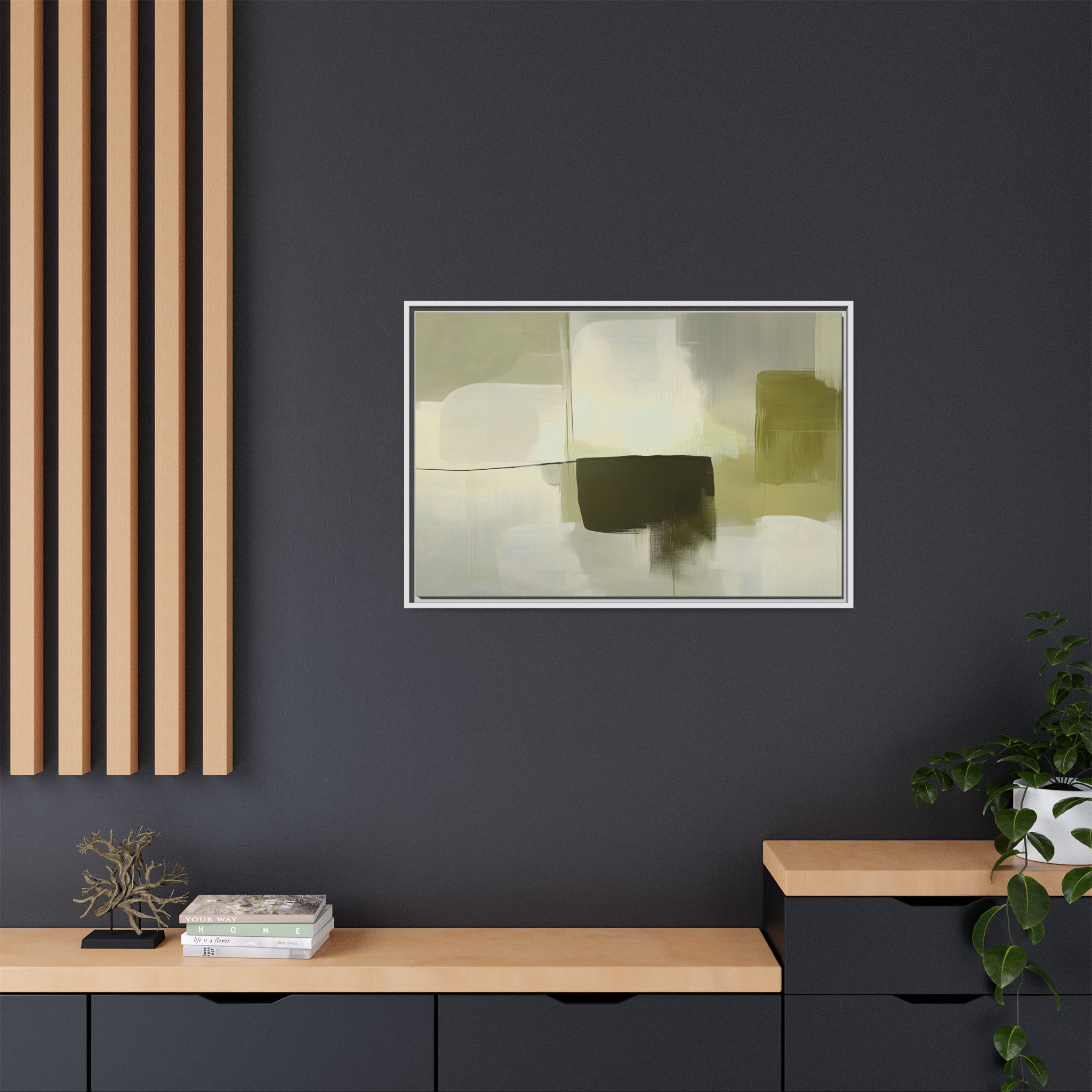 Loose Brushes - Hole - Olive - Custom Frame - Image 12