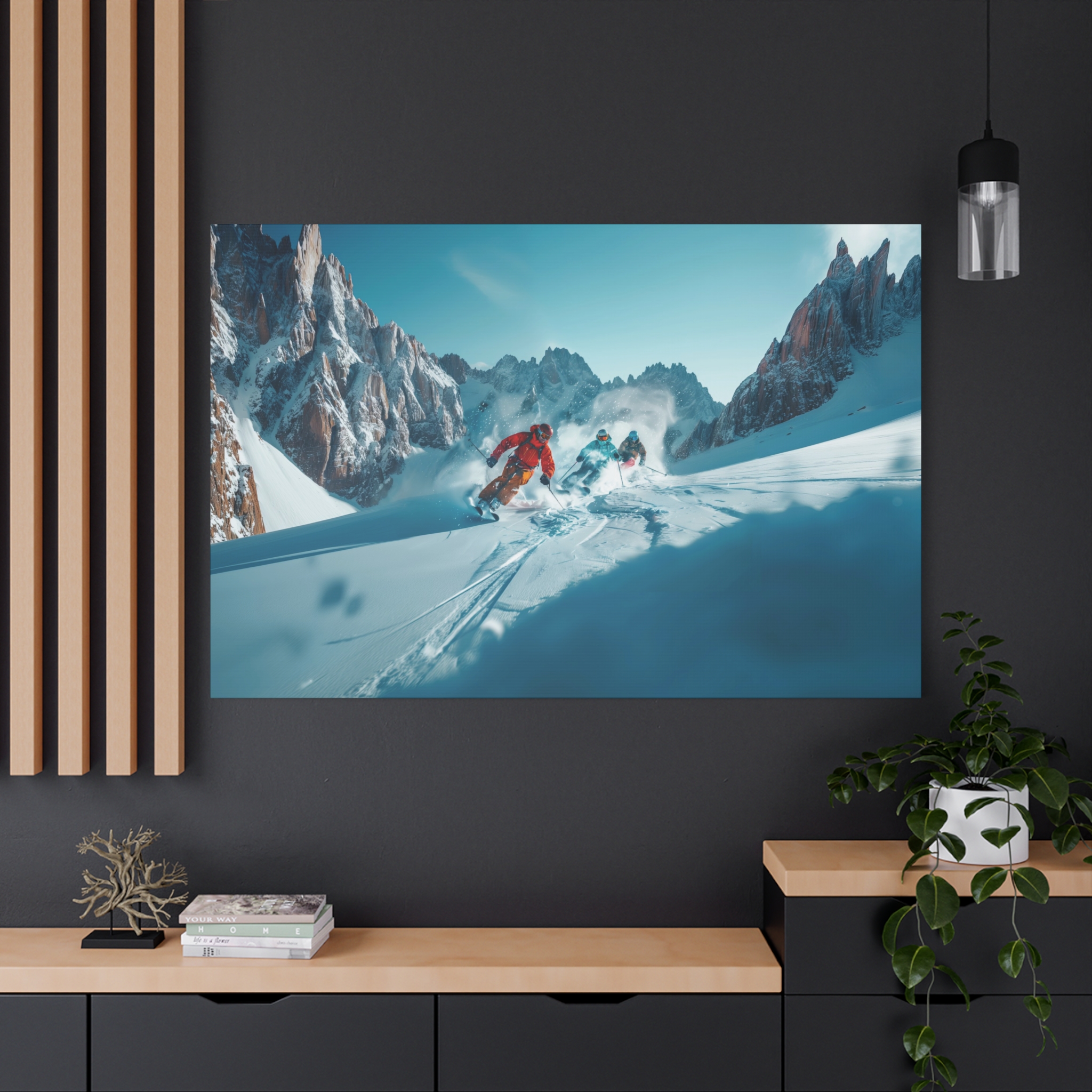 Powder Friends - Wide - Stretched Canvas - Image 36