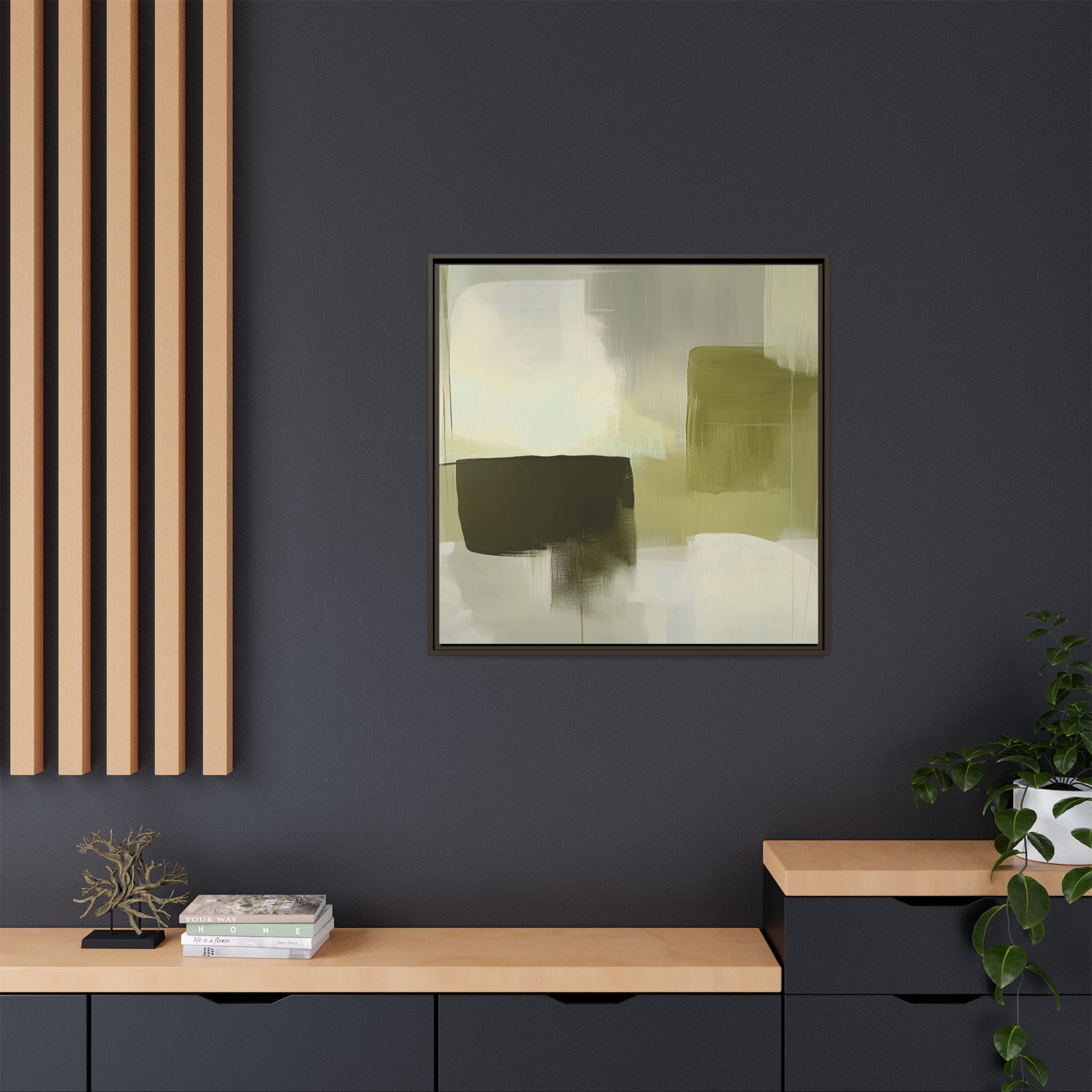 Loose Brushes - Hole - Olive - Custom Frame - Image 68