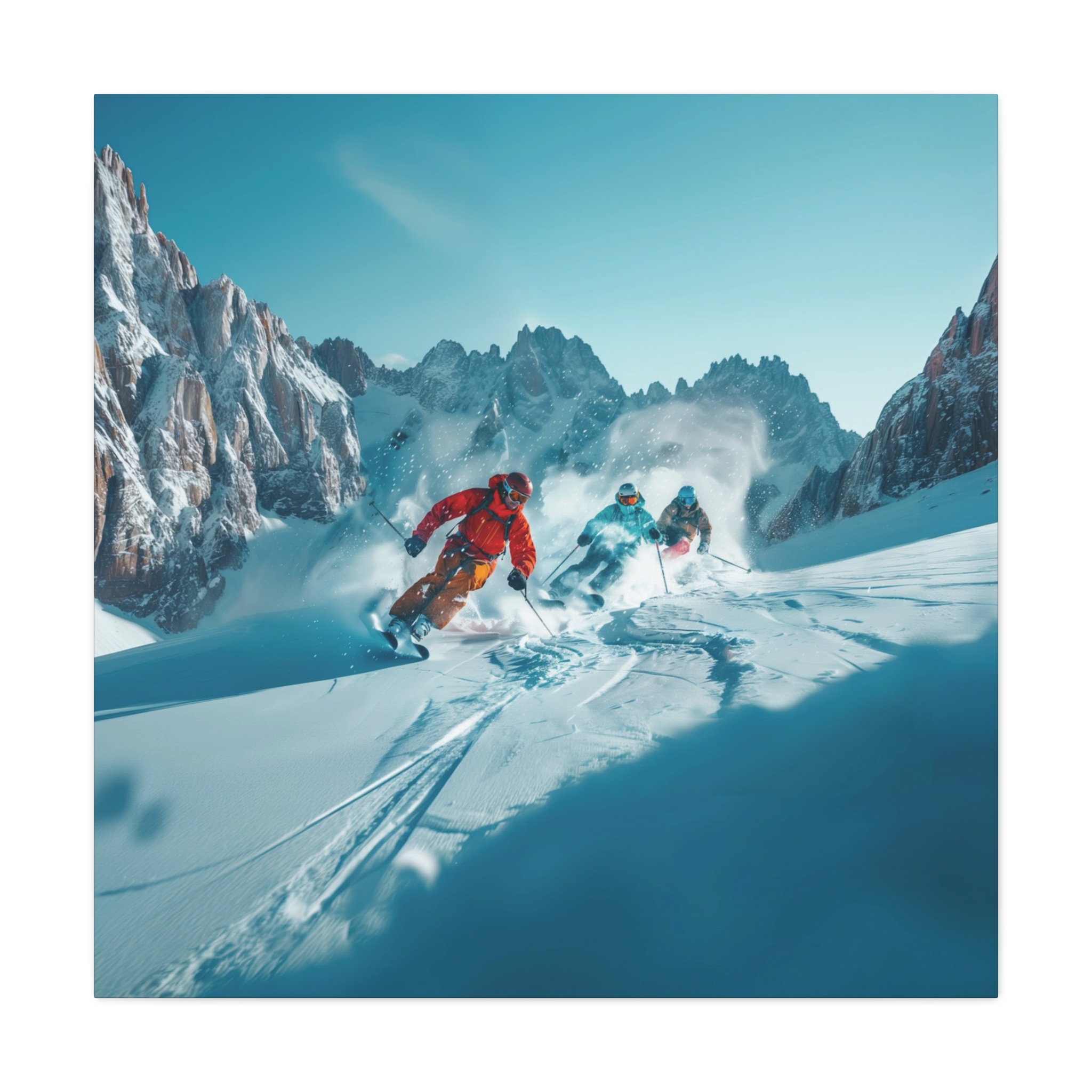 Powder Friends - Wide - Stretched Canvas - Image 13