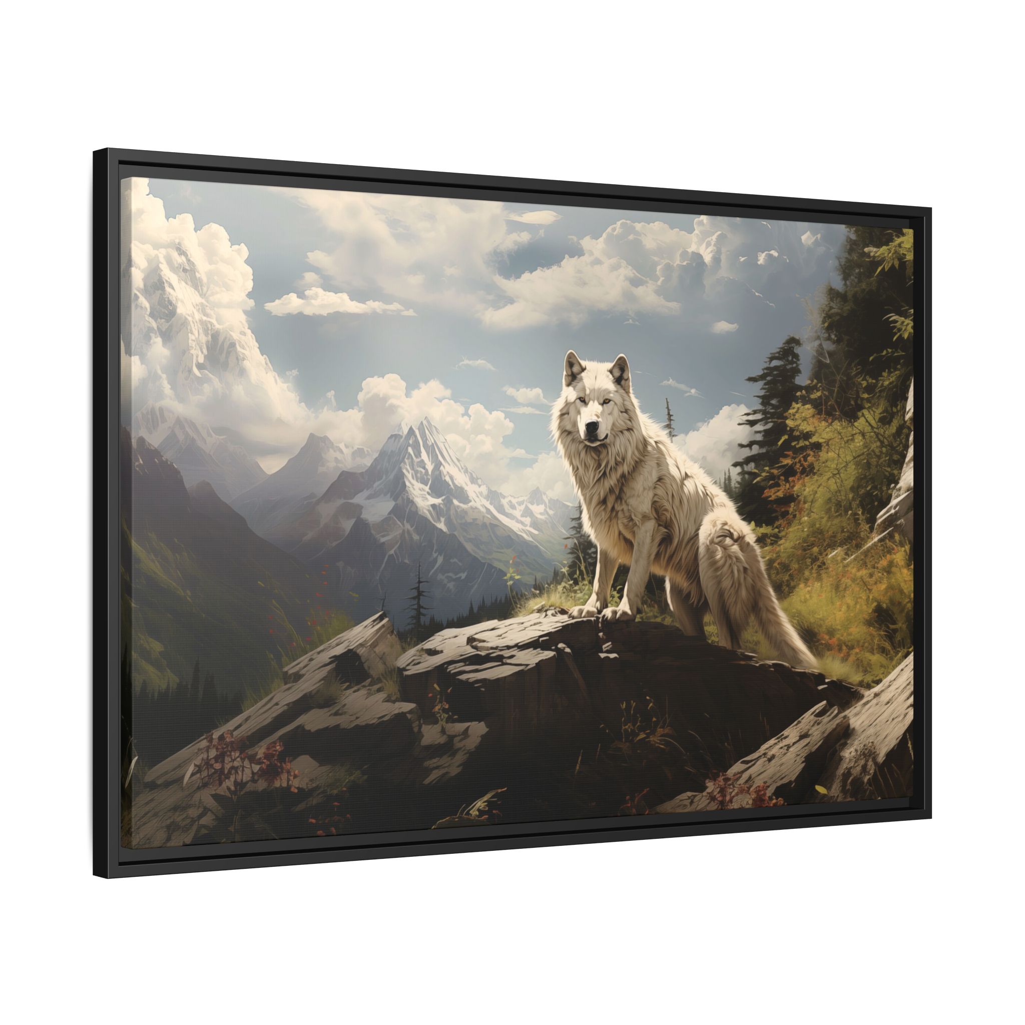 Wolf Mountain - Grass - Custom Frame - Image 6