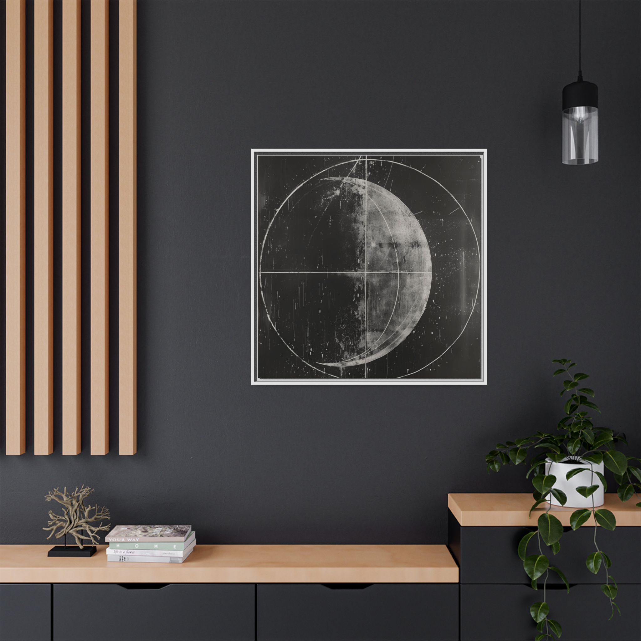 Black Board Science - Moonphase - Custom Frame - Image 50