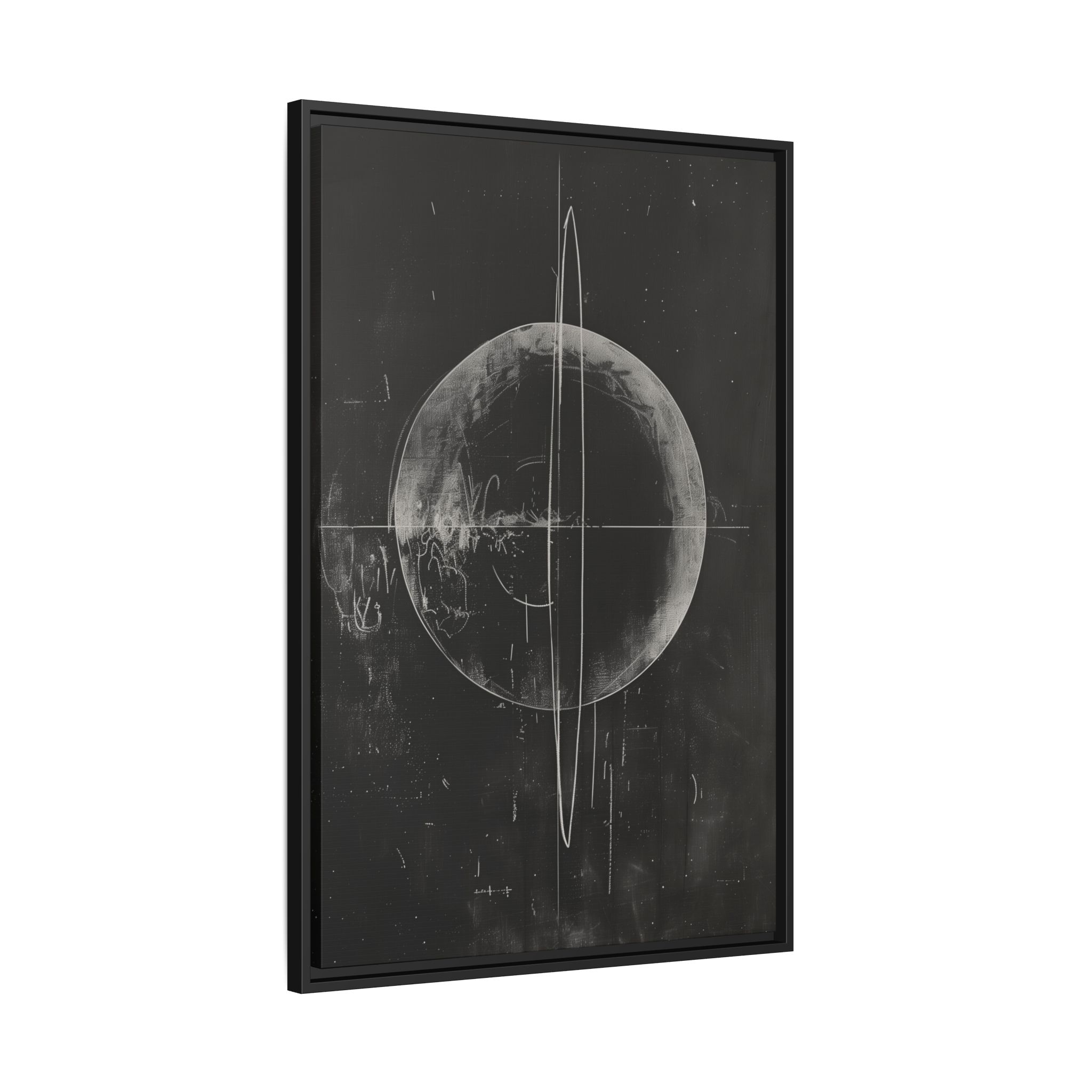 Black Board Science - Saturn - Custom Frame - Image 2