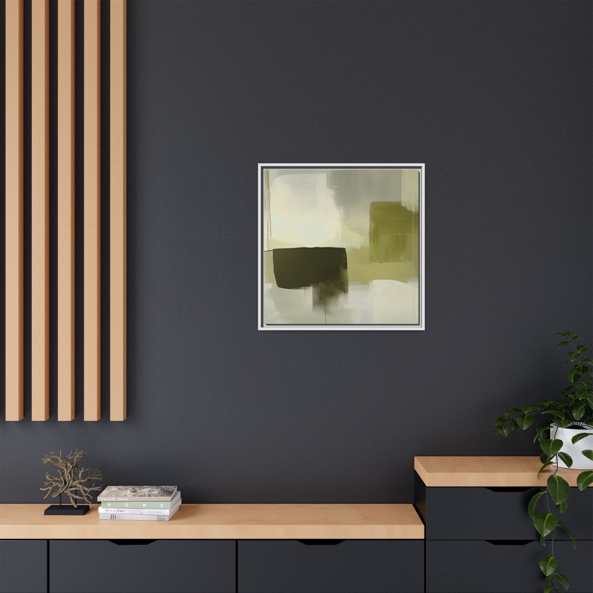 Loose Brushes - Hole - Olive - Custom Frame - Image 64