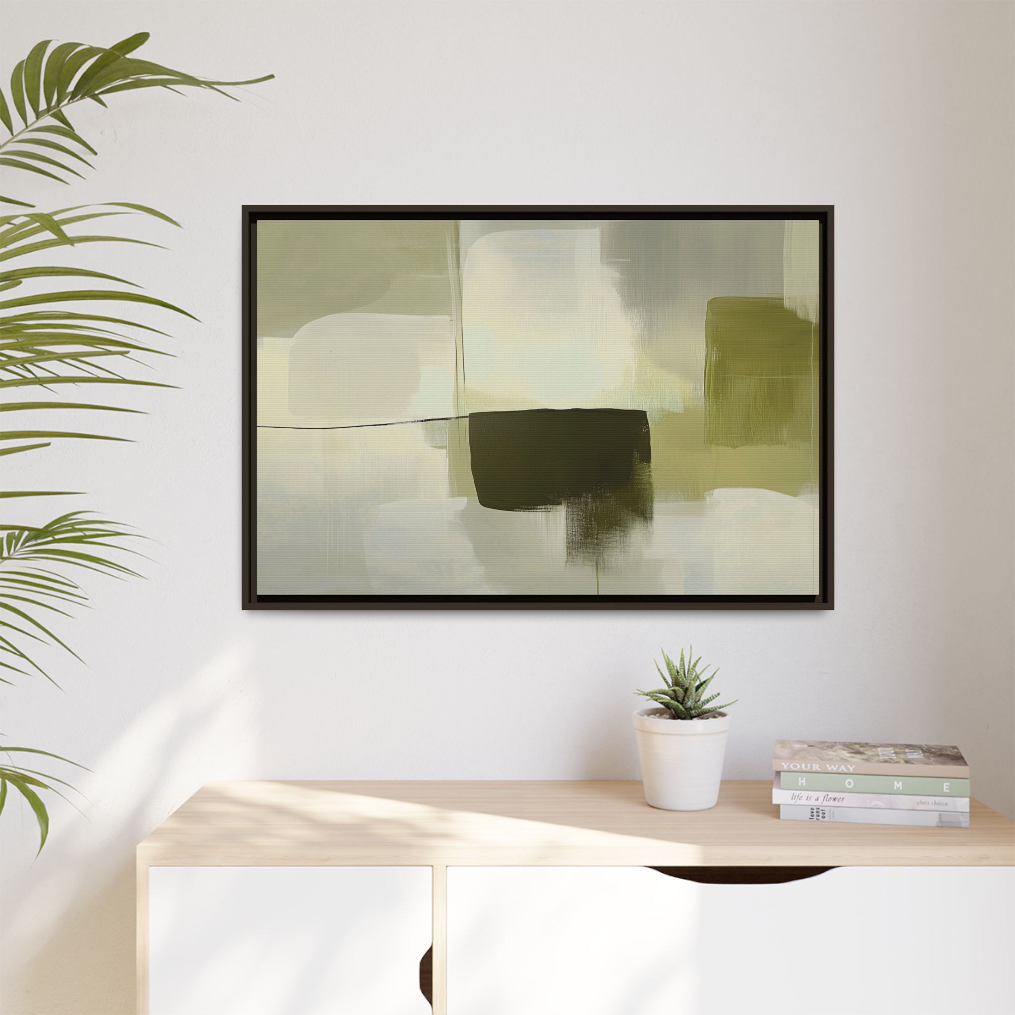 Loose Brushes - Hole - Olive - Custom Frame - Image 7