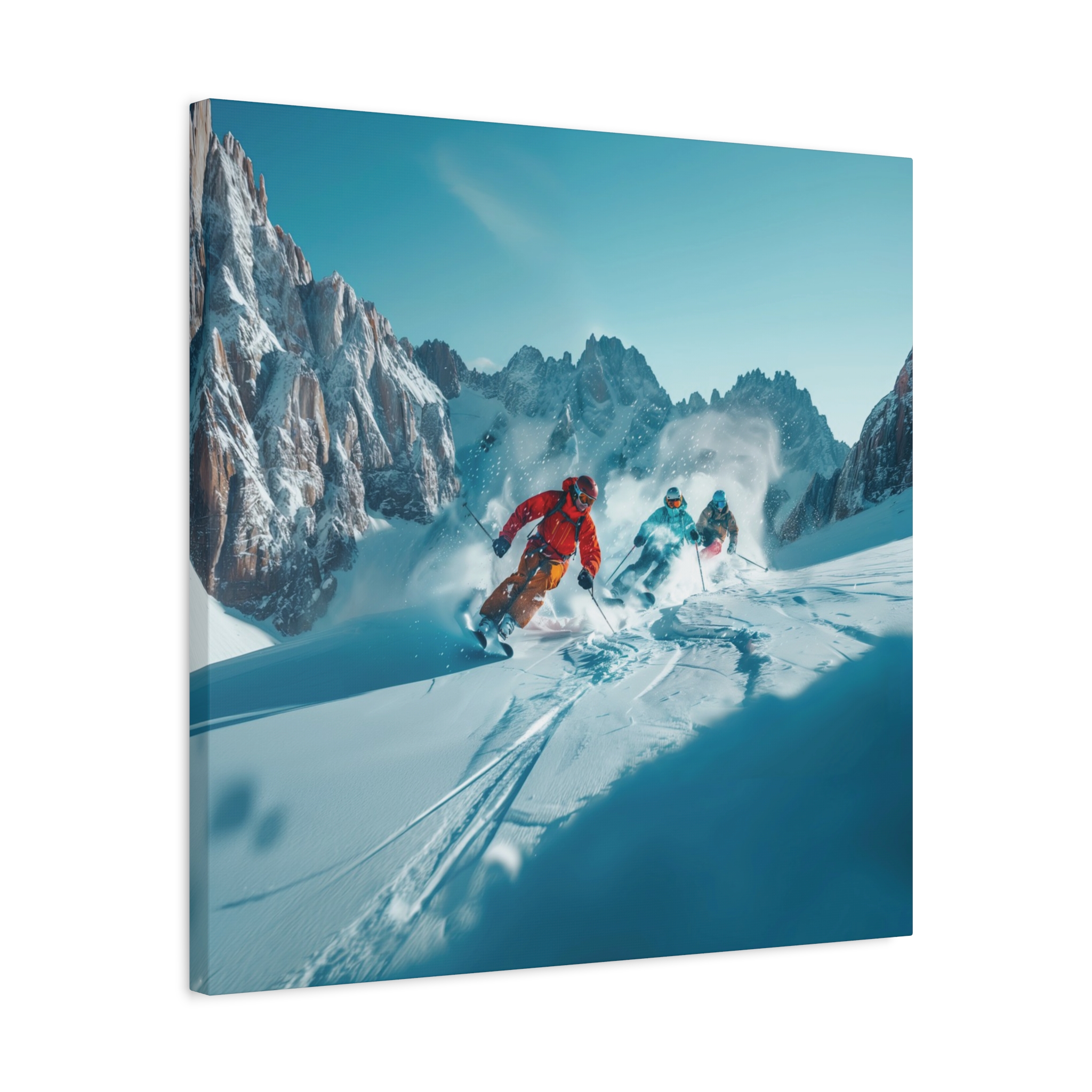 Powder Friends - Wide - Stretched Canvas - Image 6